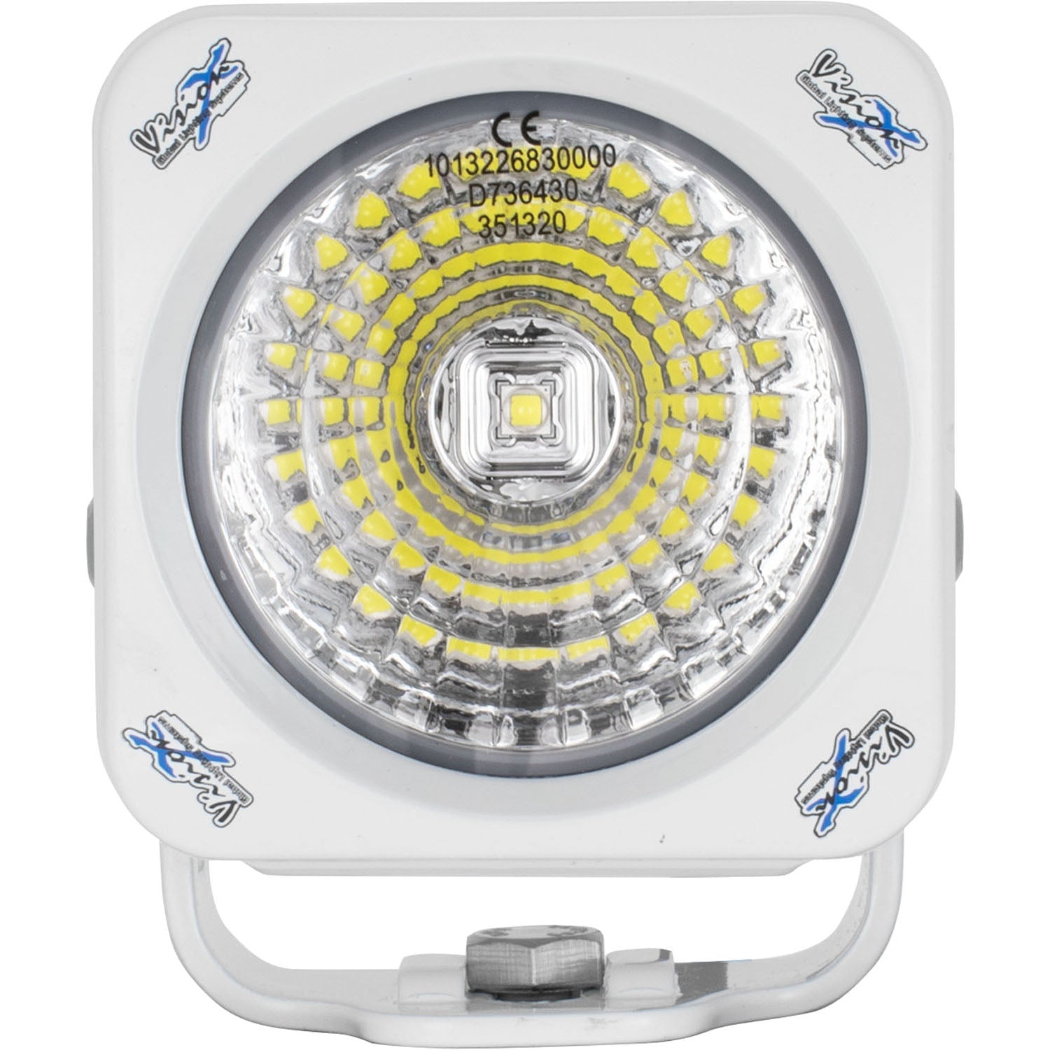 Photo of 3.7" White Optimus Square 20º Beam LED Light by Vision X Off-Road - Premium LED Driving Light for UTVs / Side by Sides