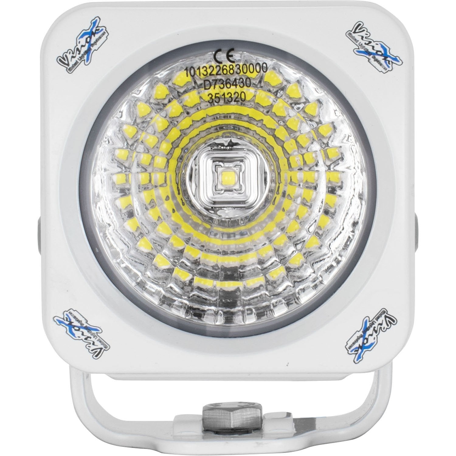 Photo of 3.7" White Optimus Square 20º Beam LED Light Kit by Vision X Off-Road - Premium Light Pods for UTVs / Side by Sides