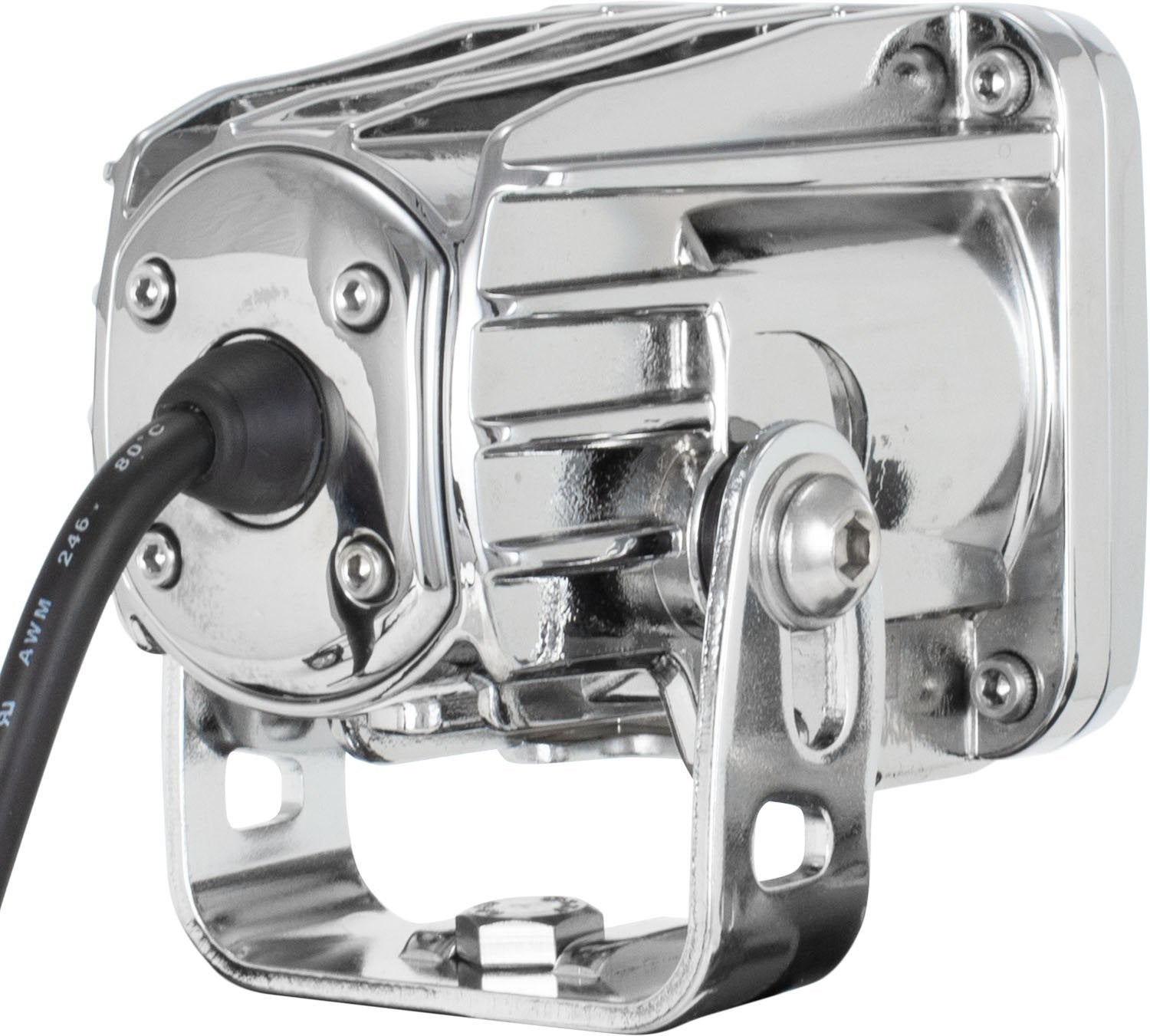 Photo of 3" Optimus Chrome Square 10º Beam LED Light by Vision X Off-Road - Premium LED Driving Light for UTVs / Side by Sides