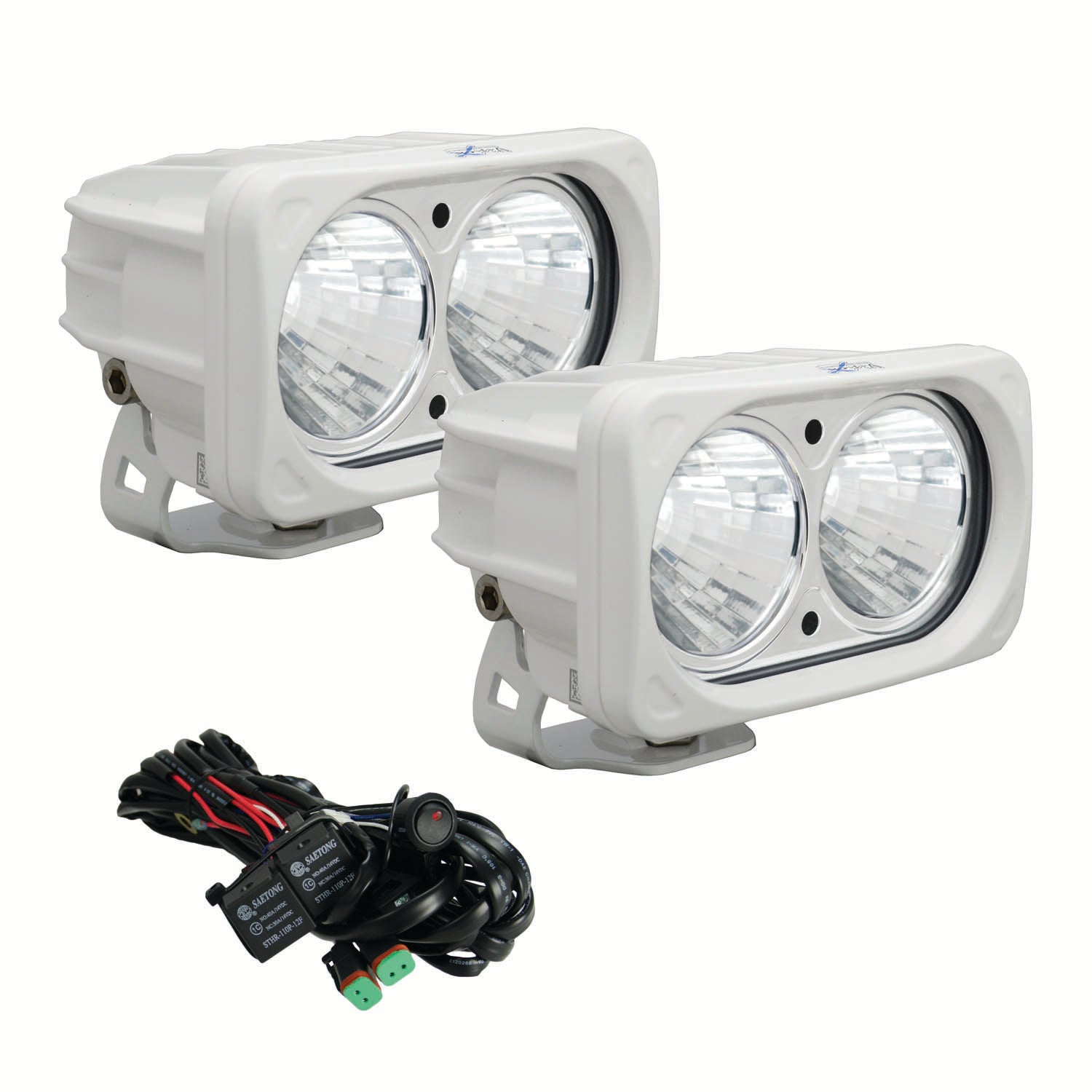 Photo of 6? White Optimus Dual 20° Beam LED Light Kit by Vision X Off-Road - Premium Light Pods for UTVs / Side by Sides