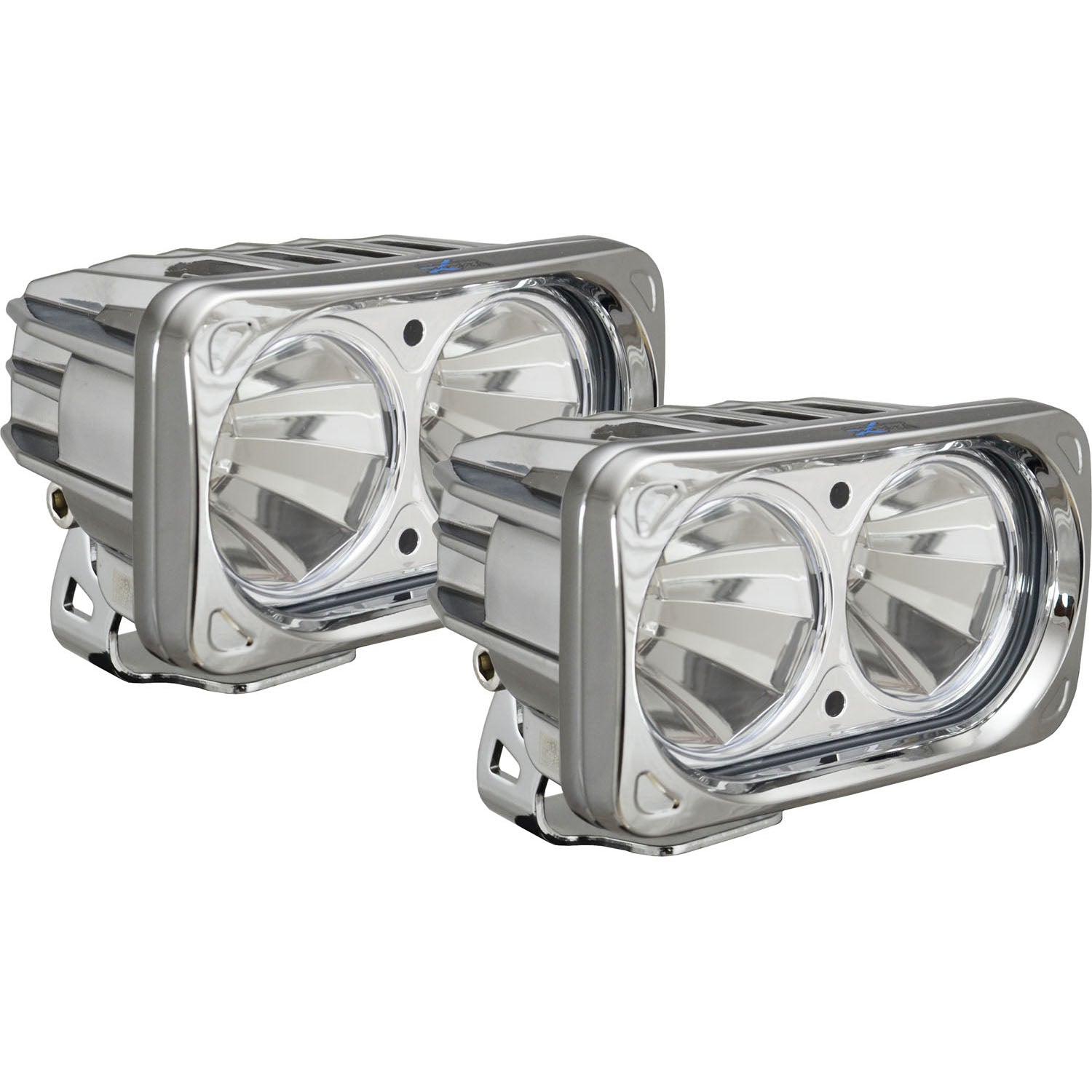 Photo of 6? Chrome Optimus Dual 60° Beam LED Light Kit by Vision X Off-Road - Premium Light Pods for UTVs / Side by Sides