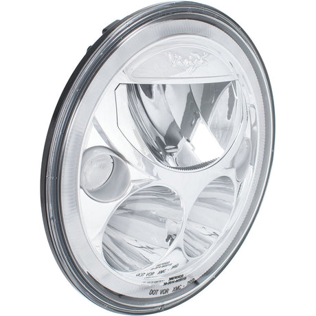 Photo of 7 " XMC Motorcycle LED Headlight Chrome | Amber Halo by Vision X Off-Road - Premium LED Headlight for UTVs / Side by Sides
