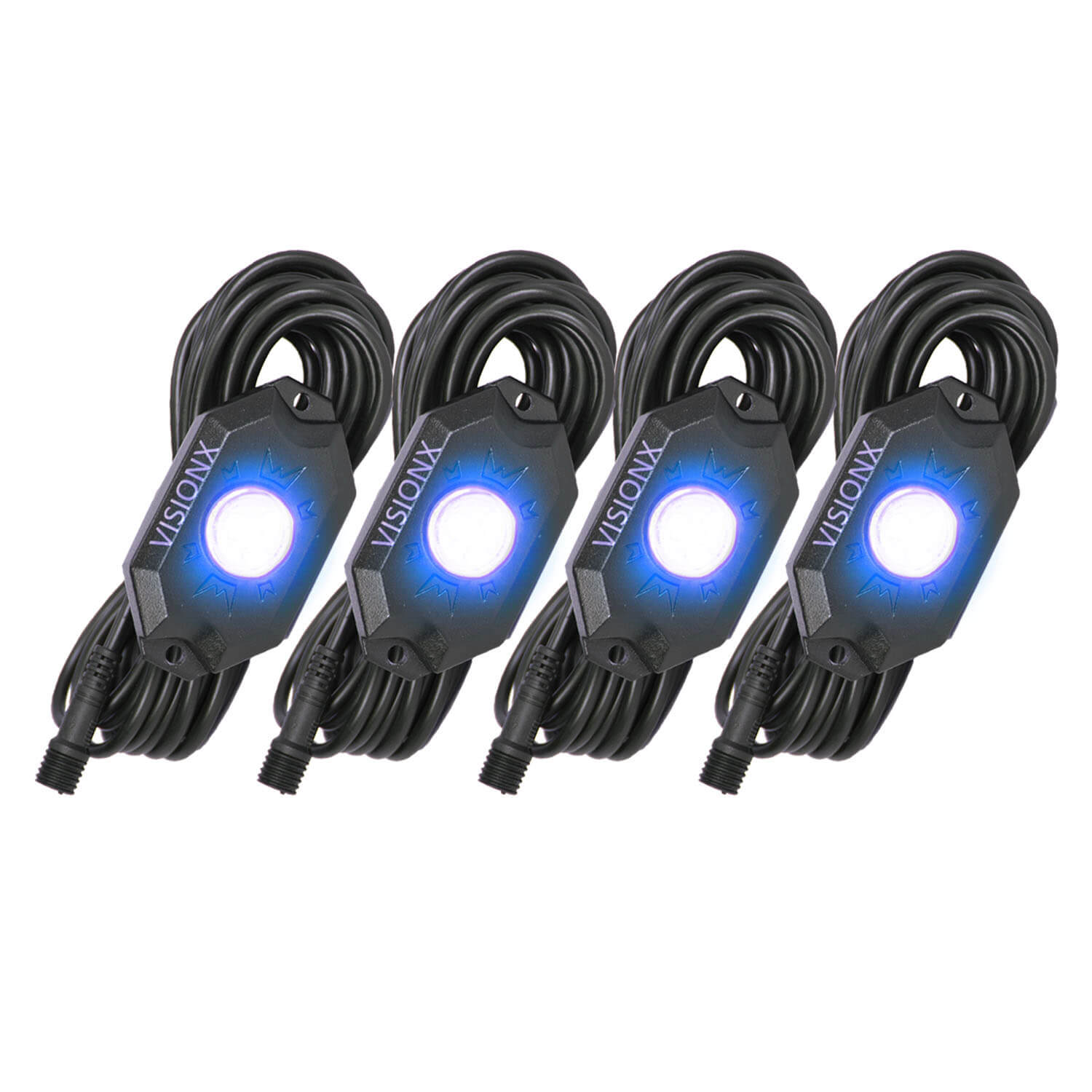Photo of XP LED Rock Light 4 Pod Kit by Vision X Off-Road - Premium LED Accent Lighting for UTVs / Side by Sides