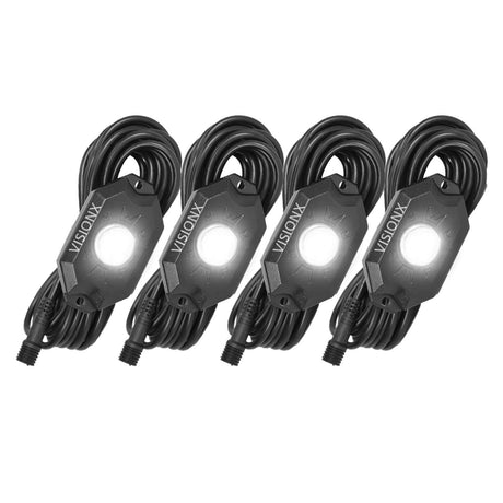 Photo of XP LED Rock Light 4 Pod Kit by Vision X Off-Road - Premium LED Accent Lighting for UTVs / Side by Sides
