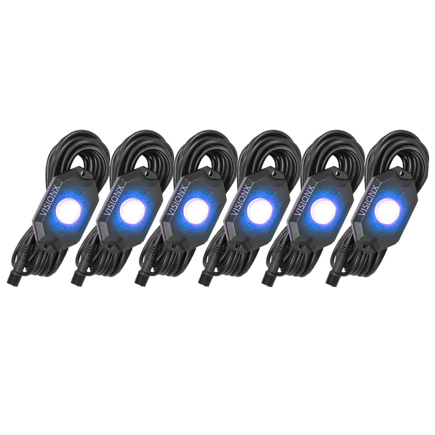 Photo of XP LED Rock Light 6 Pod Kit by Vision X Off-Road - Premium LED Accent Lighting for UTVs / Side by Sides