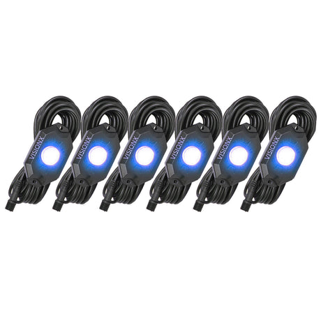 Photo of XP LED Rock Light 6 Pod Kit by Vision X Off-Road - Premium LED Accent Lighting for UTVs / Side by Sides