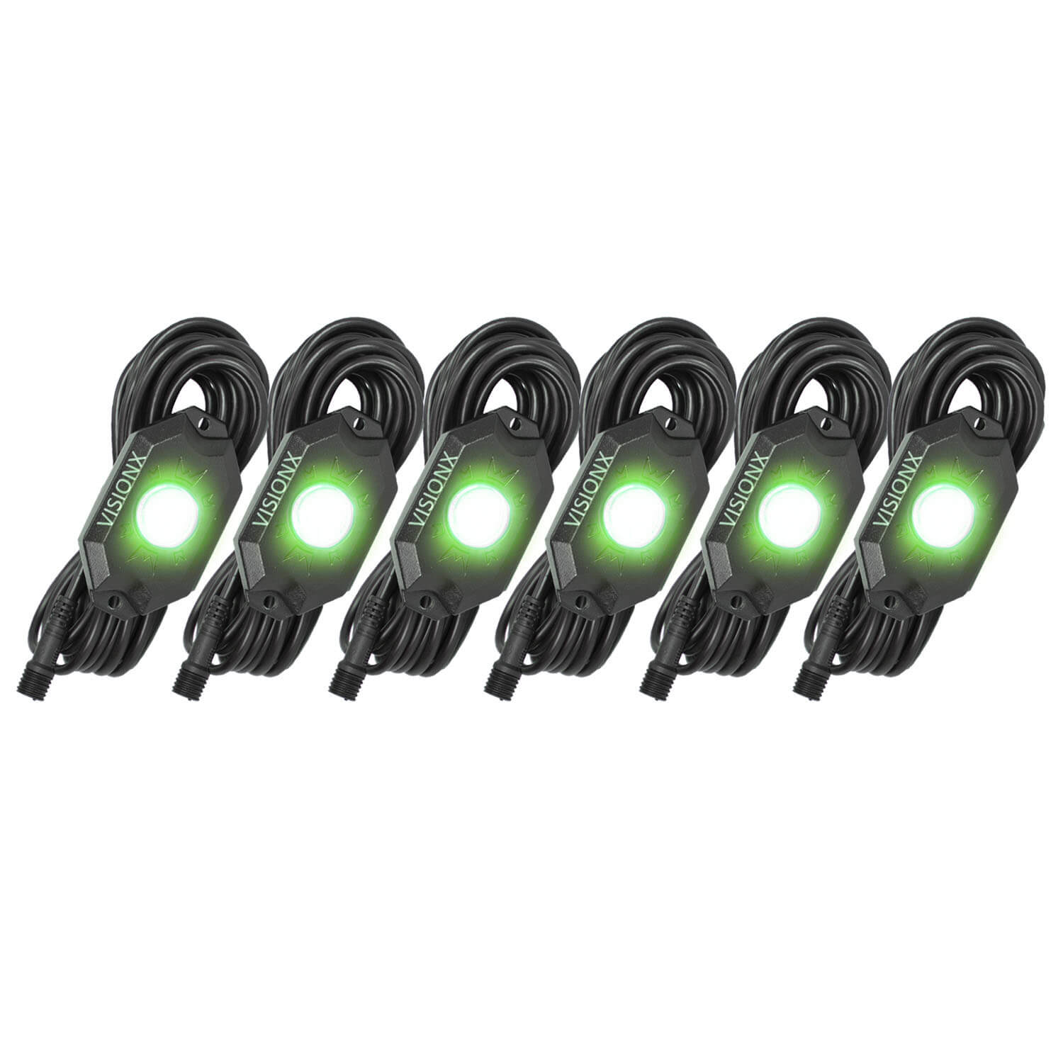 Photo of XP LED Rock Light 6 Pod Kit by Vision X Off-Road - Premium LED Accent Lighting for UTVs / Side by Sides