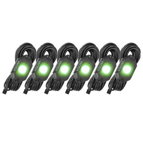 Photo of XP LED Rock Light 6 Pod Kit by Vision X Off-Road - Premium LED Accent Lighting for UTVs / Side by Sides