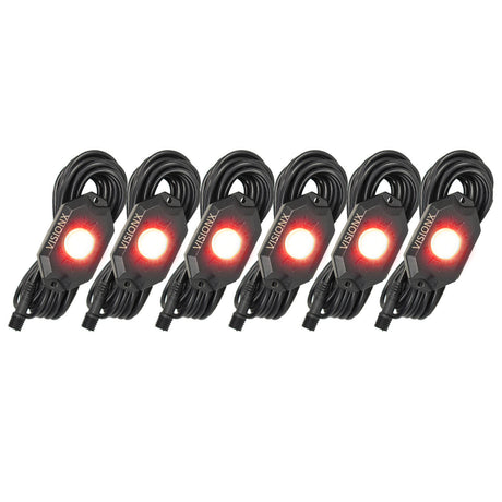 Photo of XP LED Rock Light 6 Pod Kit by Vision X Off-Road - Premium LED Accent Lighting for UTVs / Side by Sides