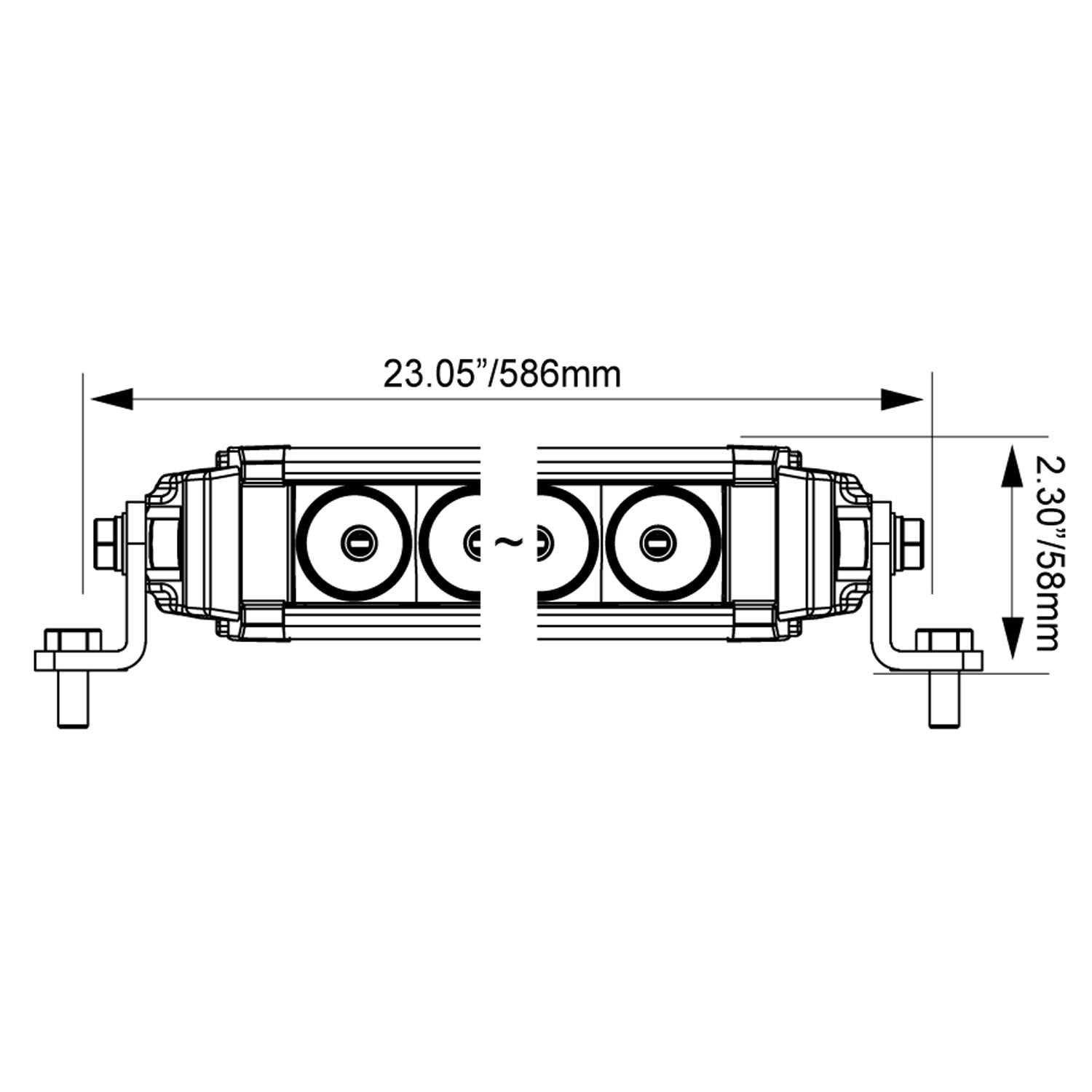 Photo of 20" XPL Curved LED Light Bar by Vision X Off-Road - Premium LED Light Bar for UTVs / Side by Sides