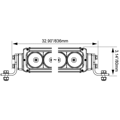 Photo of 30" XPR Curved Halo Light Bar by Vision X Off-Road - Premium LED Light Bar for UTVs / Side by Sides