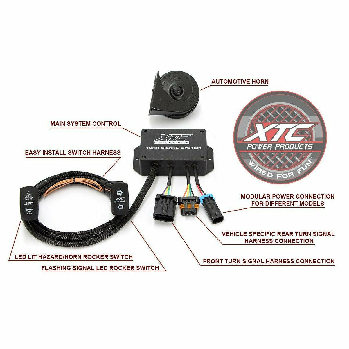 Can Am X3 (2017-2020) Plug & Play Turn Signal System with Horn