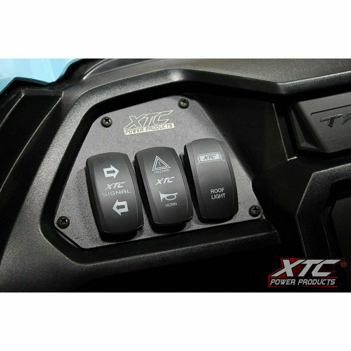 Photo of Honda Talon 3 Switch Dash Mounting Plate by XTC Power Products - Premium Dash Accessories for UTVs / Side by Sides