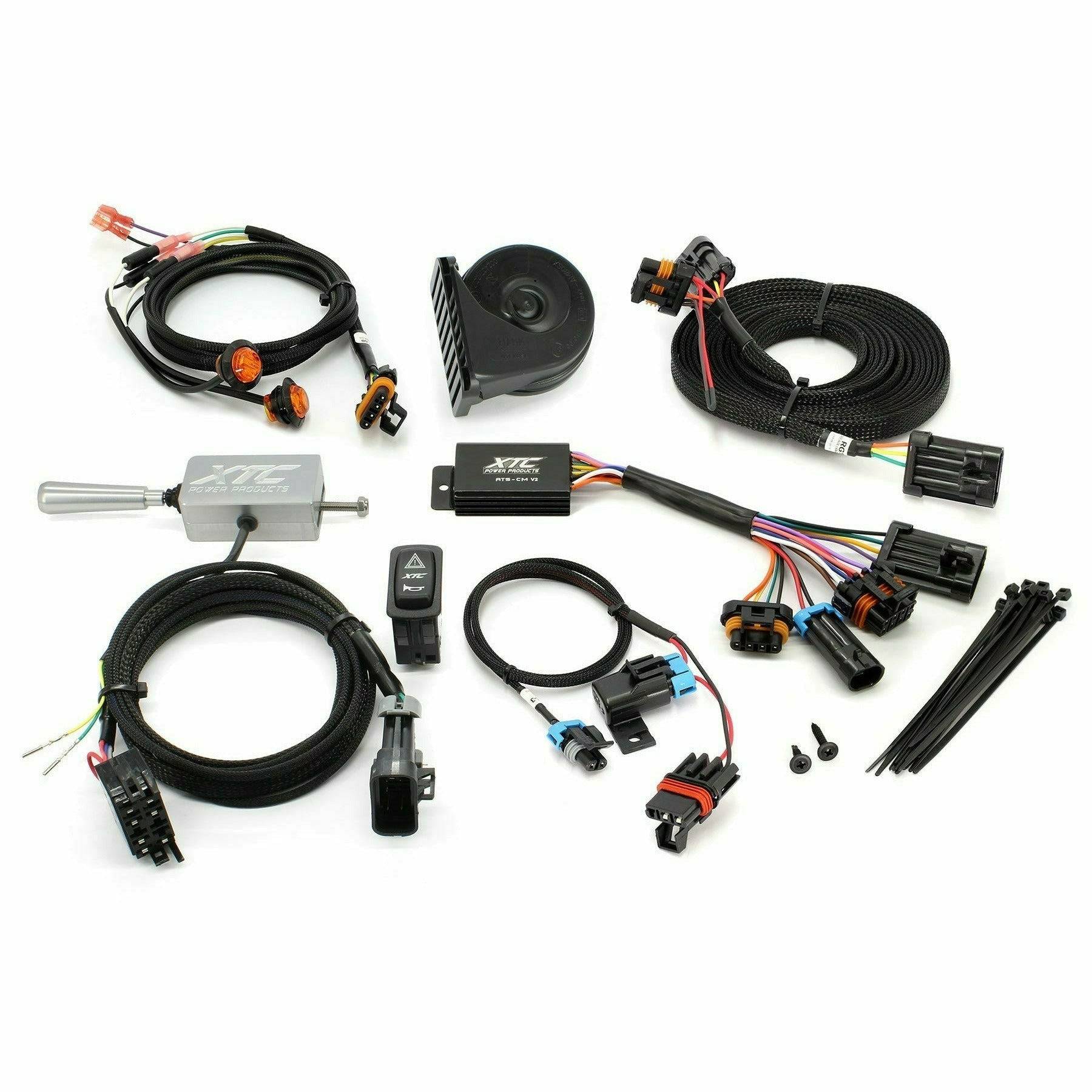 Photo of Polaris Ranger XP 1000 (2020+) Self Canceling Turn Signal System with Billet Lever by XTC Power Products - Premium Street Legal Kits for UTVs / Side by Sides
