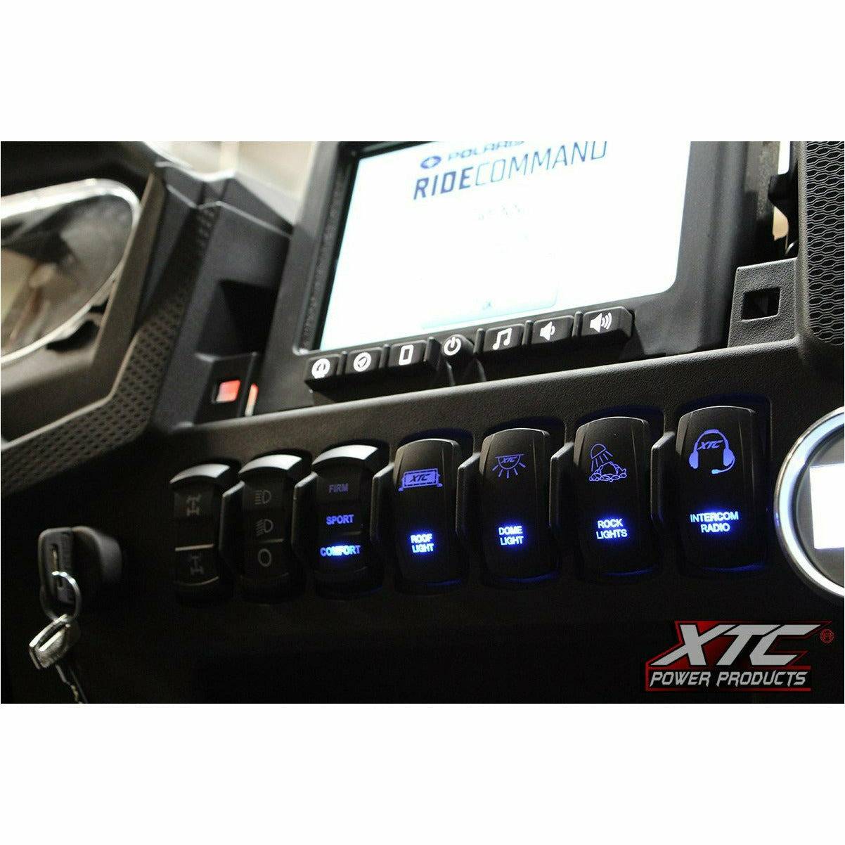 Photo of Polaris RZR (2019+) 6 Switch Power Control System by XTC Power Products - Premium Rocker Switches for UTVs / Side by Sides