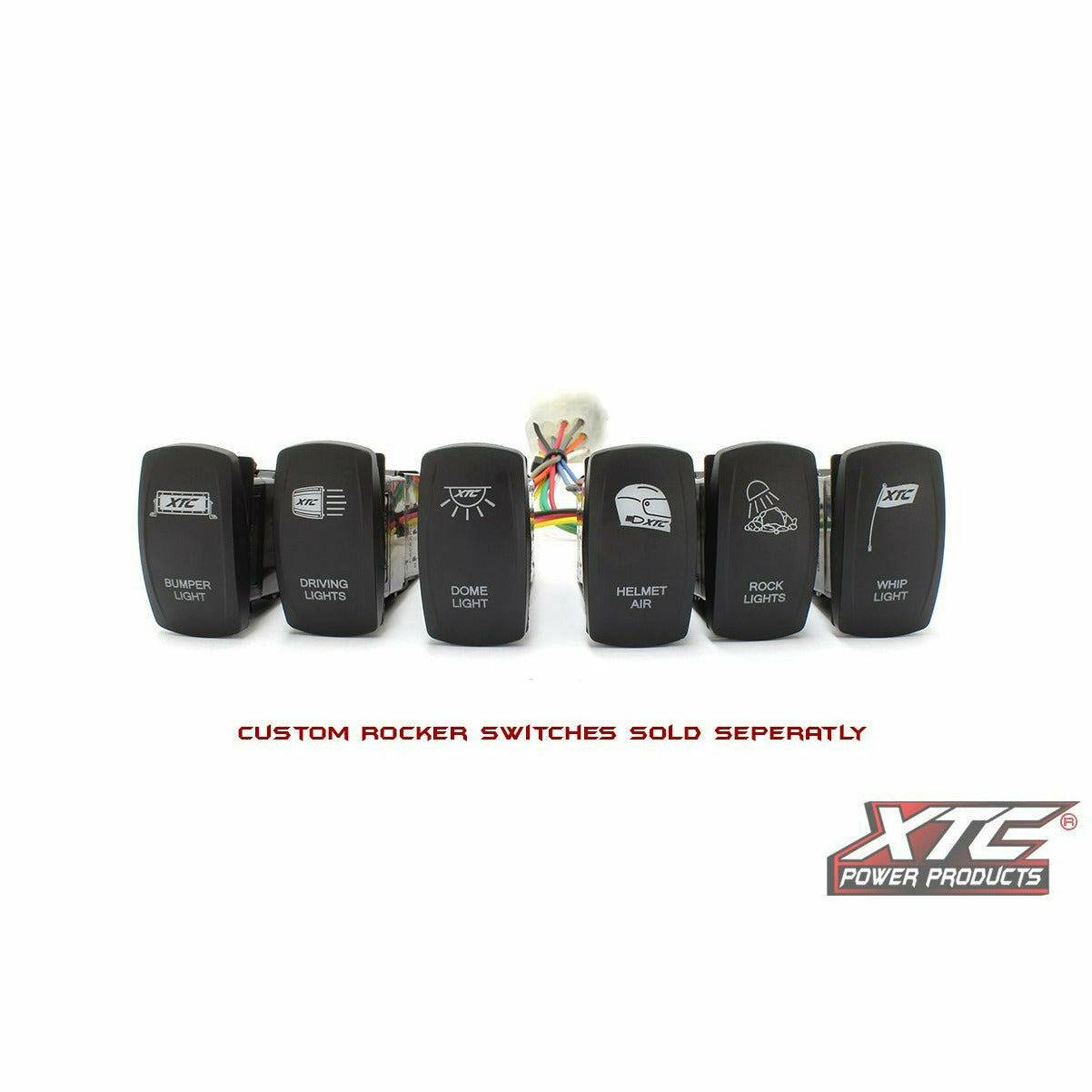 Photo of Polaris RZR (2019+) 6 Switch Power Control System by XTC Power Products - Premium Rocker Switches for UTVs / Side by Sides
