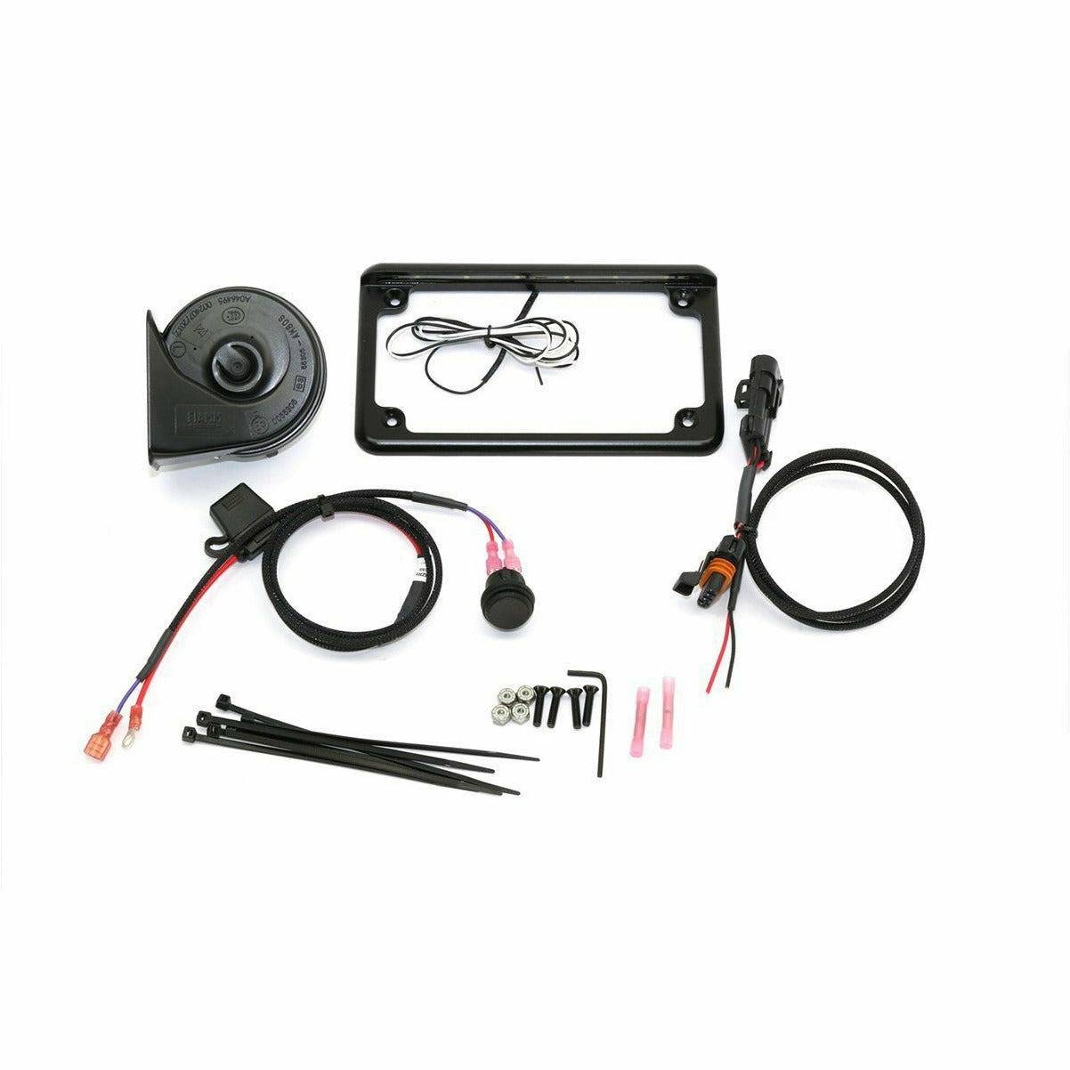 Polaris RZR Plug & Play Power Adapter & Horn Kit with LED License Frame
