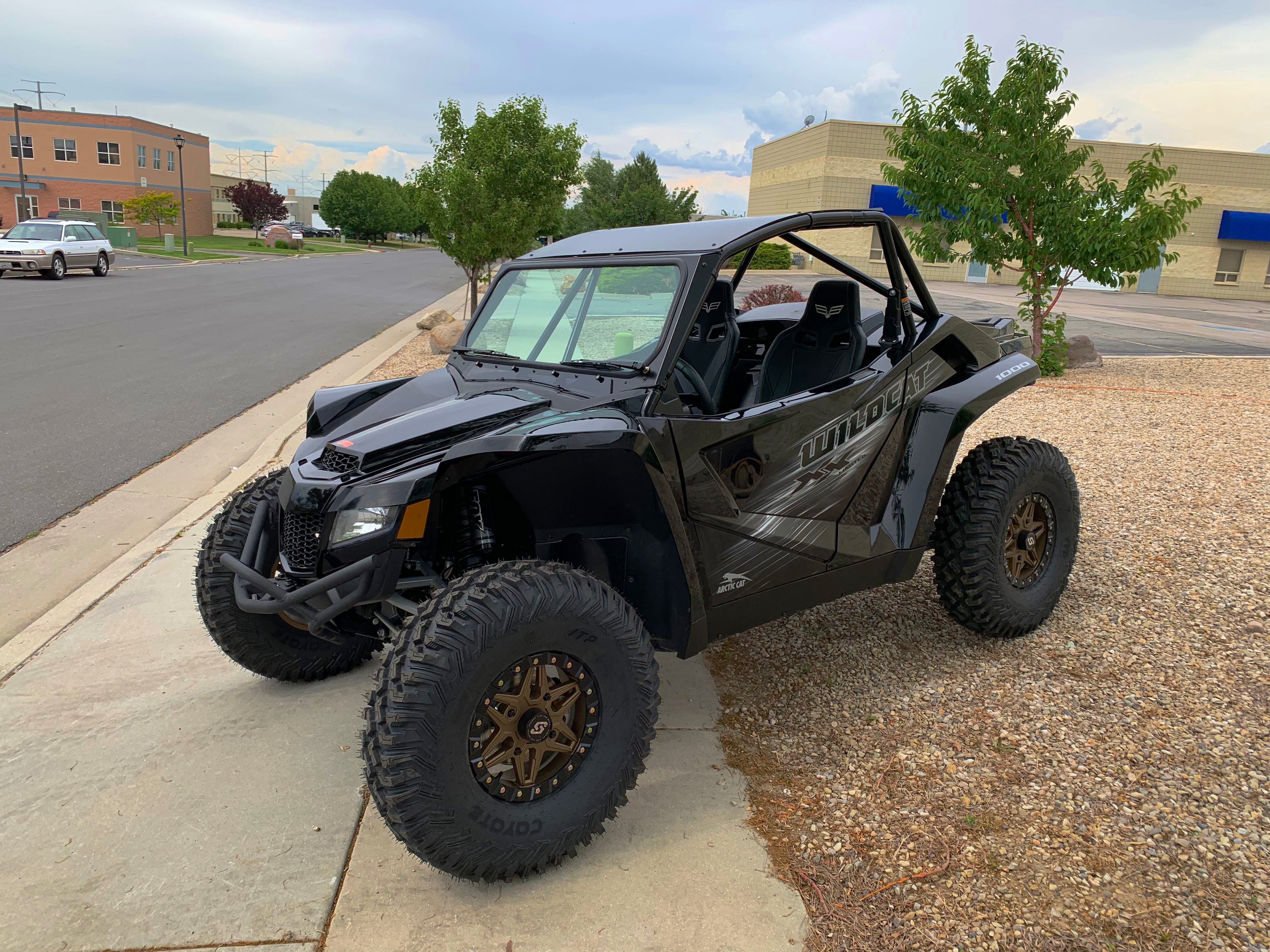 Photo of Wildcat XX Vented Glass Windshield with Wipers by UTVZILLA - Premium for UTVs / Side by Sides