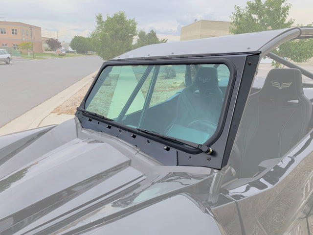 Photo of Wildcat XX Vented Glass Windshield with Wipers by UTVZILLA - Premium for UTVs / Side by Sides