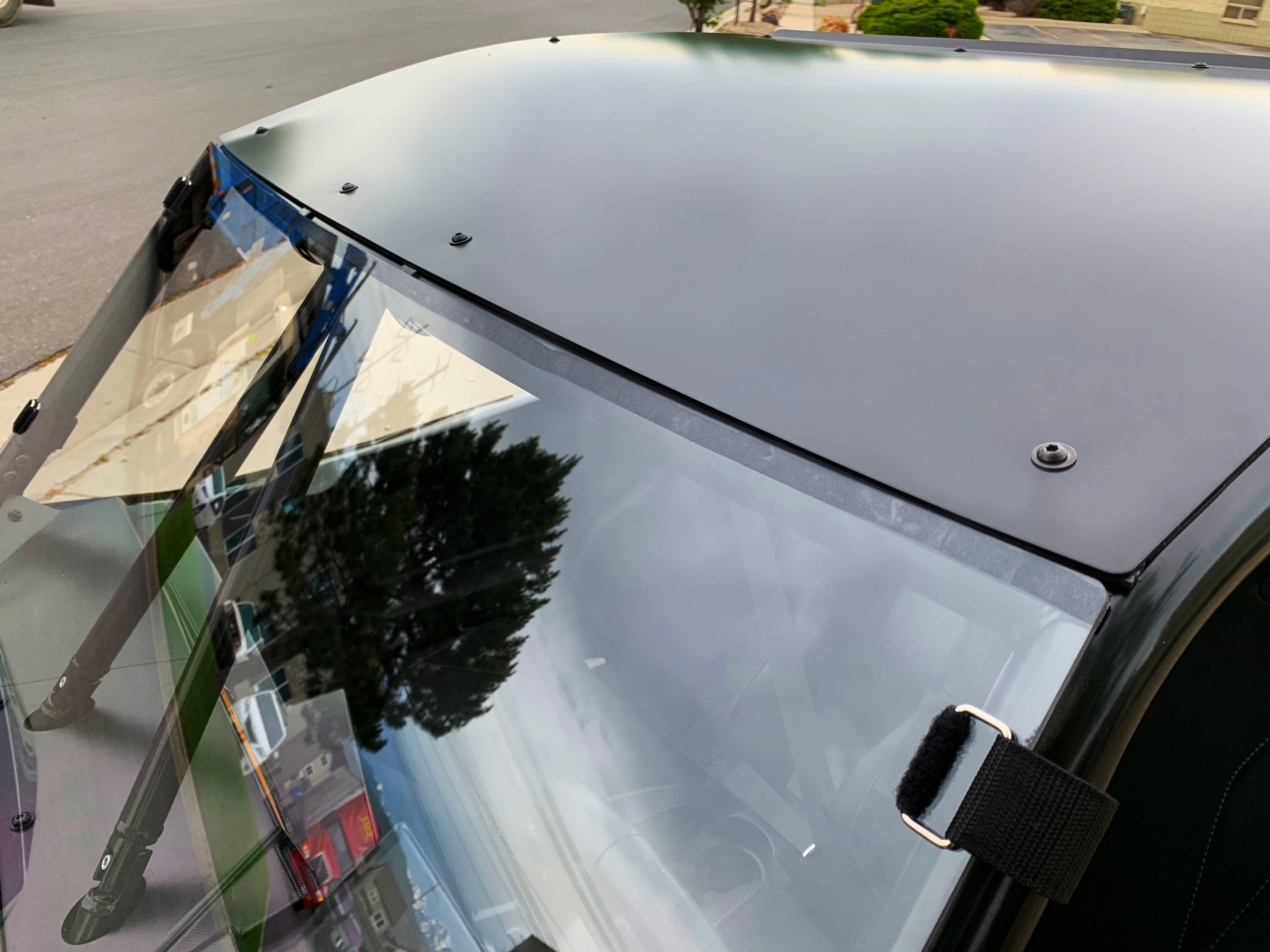 Photo of Wildcat XX Full Polycarbonate Windshield with Quick Straps by UTVZILLA - Premium for UTVs / Side by Sides