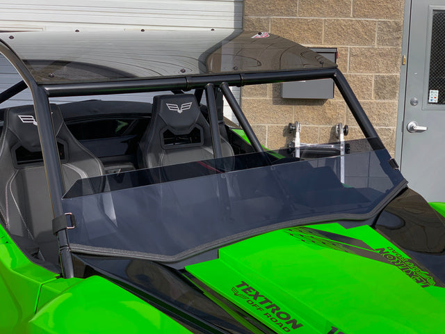 Photo of Wildcat XX Polycarbonate Half Windshield with Quick Straps by UTVZILLA - Premium for UTVs / Side by Sides
