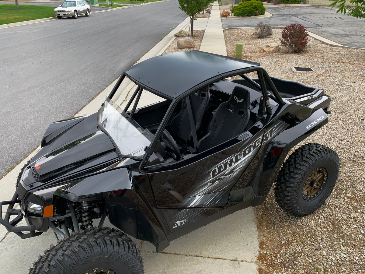 Photo of Wildcat XX Aluminum Roof (BLACK) by UTVZILLA - Premium for UTVs / Side by Sides