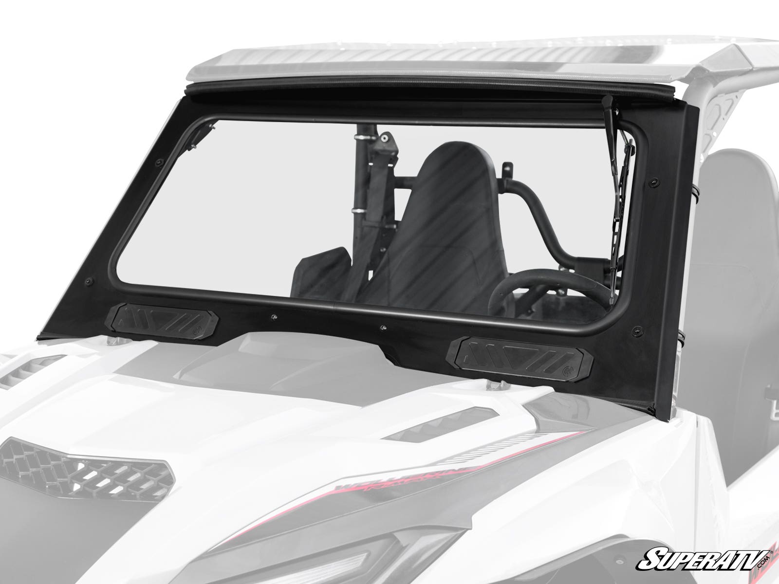 Photo of SuperATV Yamaha Wolverine RMAX 1000 Glass Windshield by SuperATV - Premium Windshields for UTVs / Side by Sides