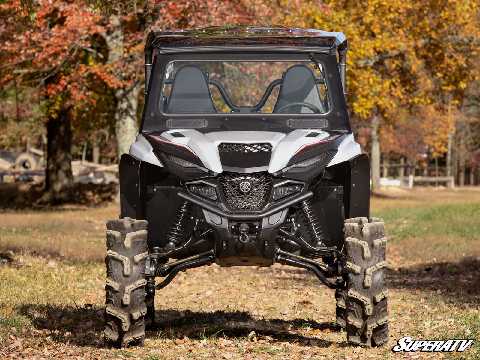 Photo of SuperATV Yamaha Wolverine RMAX 1000 Glass Windshield by SuperATV - Premium Windshields for UTVs / Side by Sides