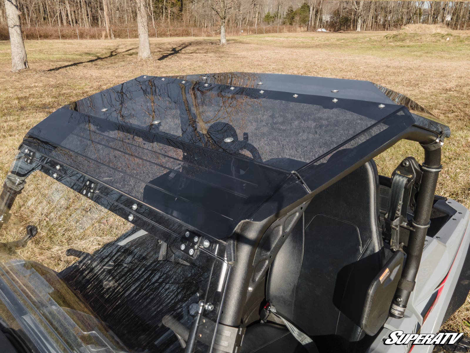 Photo of SuperATV Yamaha Wolverine RMAX 1000 Tinted Roof by SuperATV - Premium Roofs for UTVs / Side by Sides