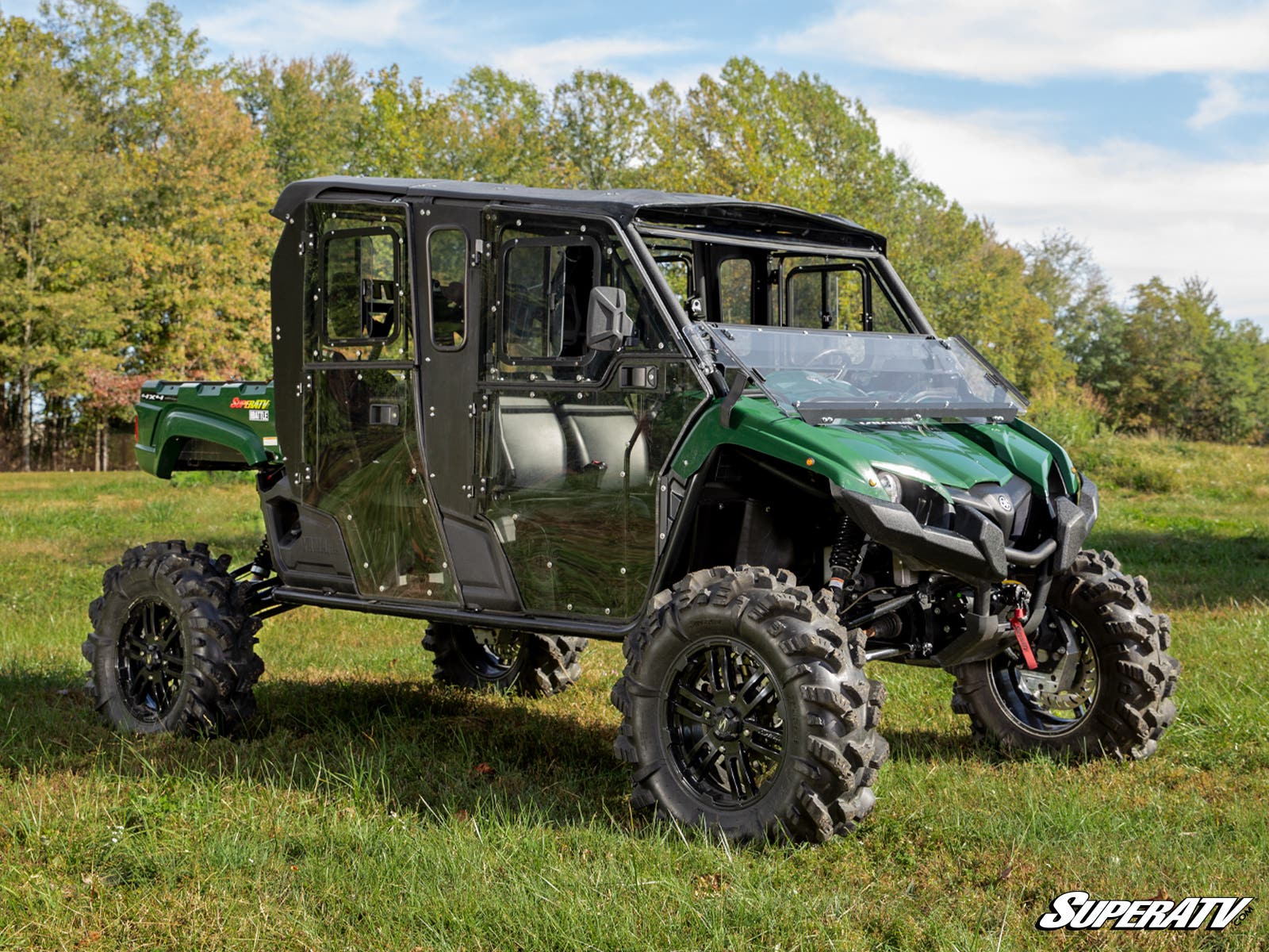 Photo of SuperATV Yamaha Viking 3-in-1 Windshield by SuperATV - Premium Windshields for UTVs / Side by Sides