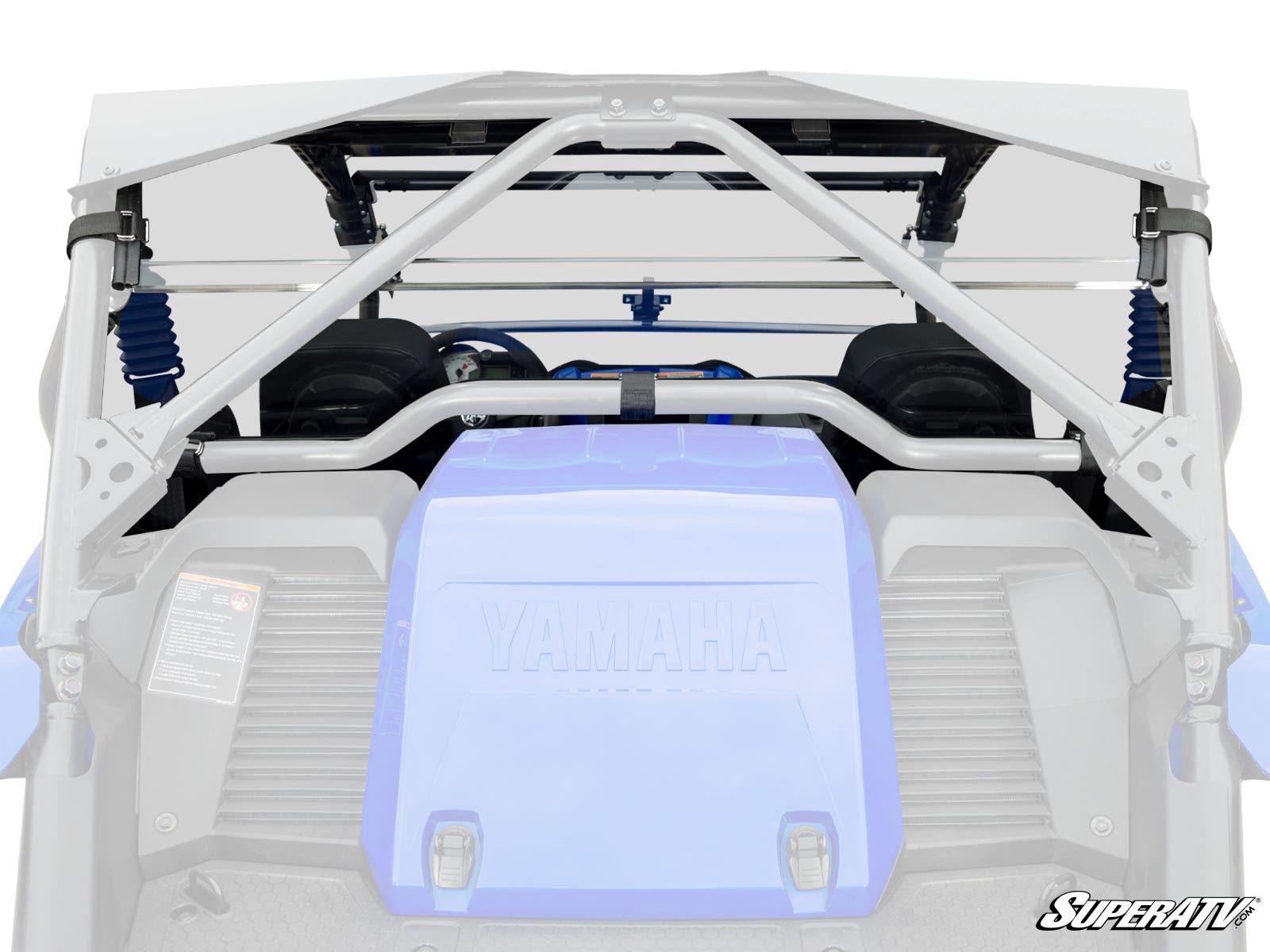 Photo of SuperATV Yamaha YXZ Rear Windshield by SuperATV - Premium Windshields for UTVs / Side by Sides