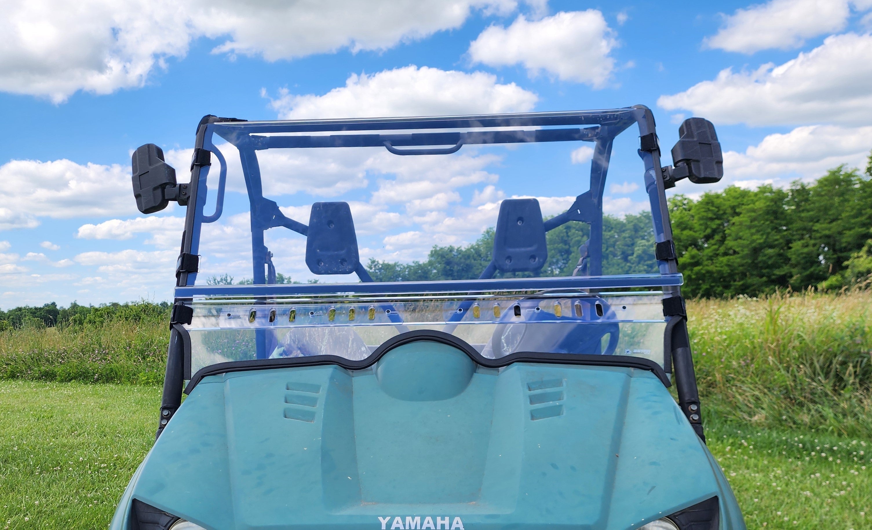Photo of Yamaha Rhino - 2 Pc Windshield by 3 Star UTV - Premium Windshields for UTVs / Side by Sides