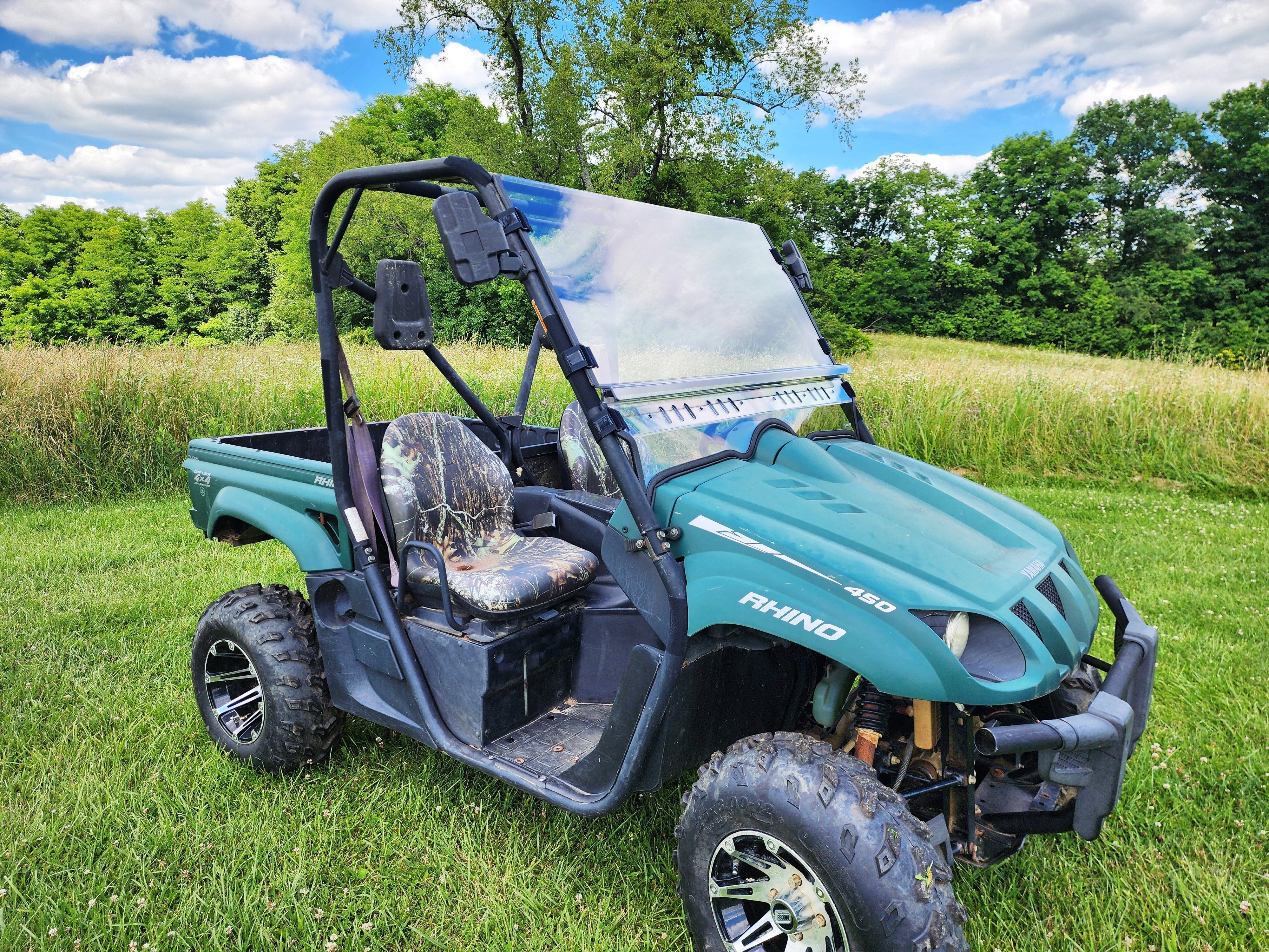 Photo of Yamaha Rhino - 2 Pc Windshield by 3 Star UTV - Premium Windshields for UTVs / Side by Sides