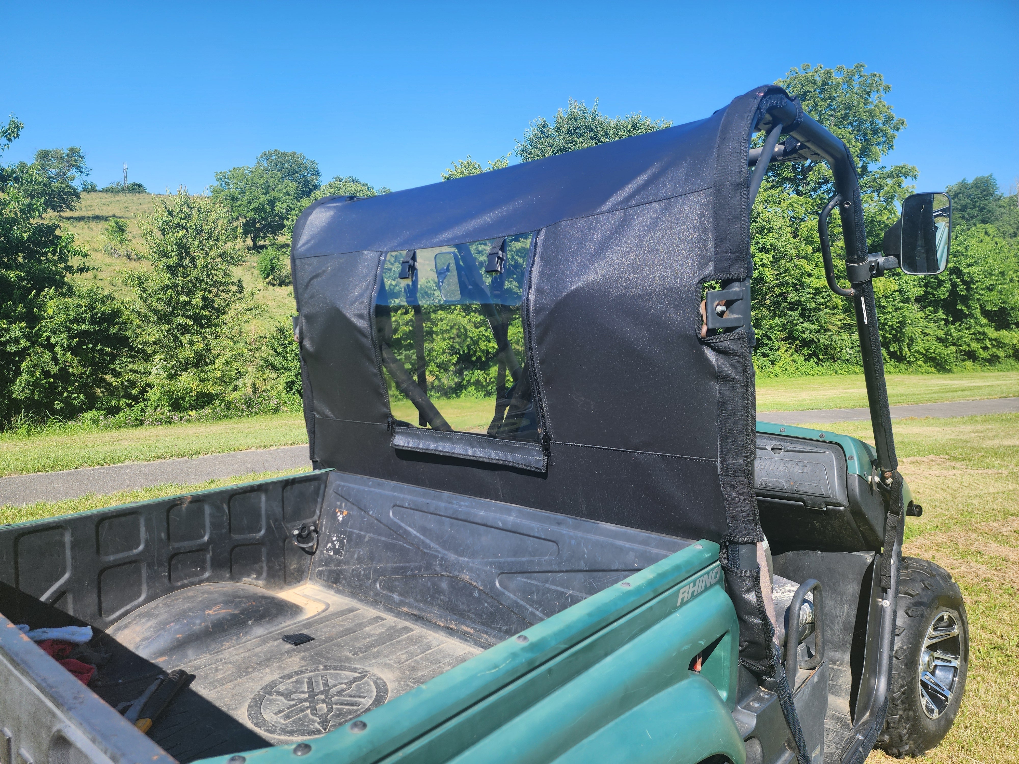 Photo of Yamaha Rhino - Door/Rear Window Combo (Half Doors) by 3 Star UTV - Premium Enclosures for UTVs / Side by Sides