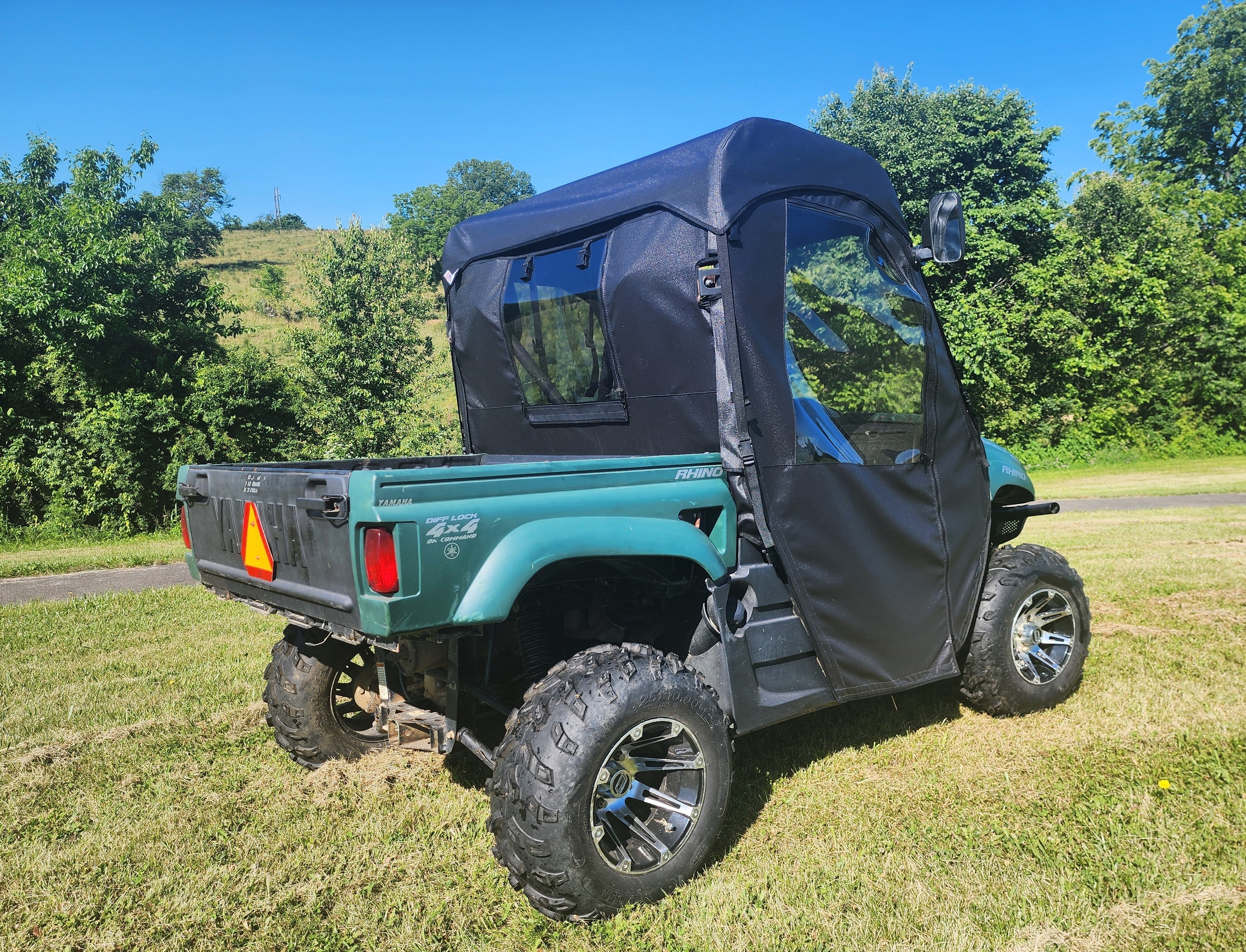 Photo of Yamaha Rhino - Full Cab Enclosure for Hard Windshield (Full Doors) by 3 Star UTV - Premium Enclosures for UTVs / Side by Sides