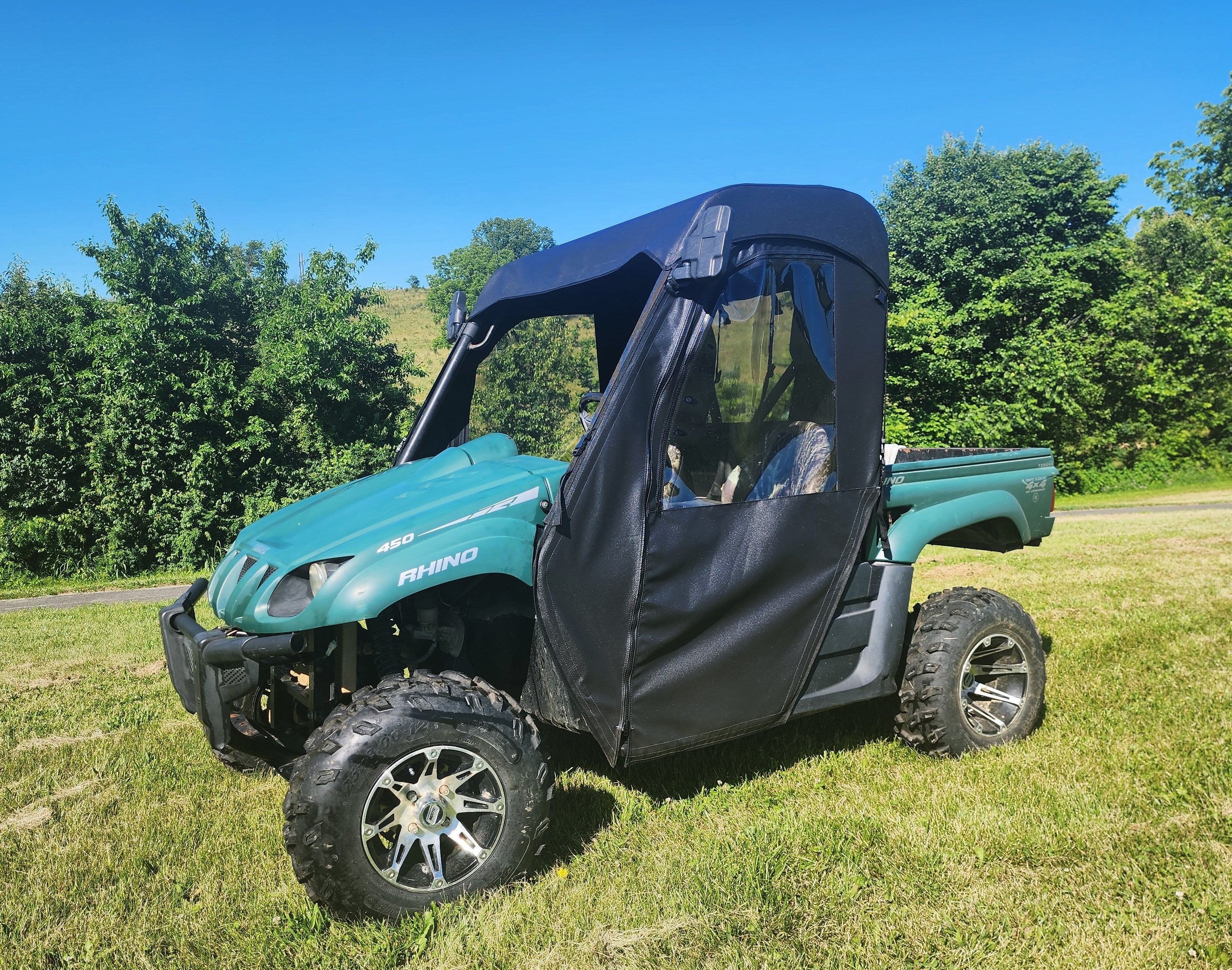 Photo of Yamaha Rhino - Full Cab Enclosure for Hard Windshield (Full Doors) by 3 Star UTV - Premium Enclosures for UTVs / Side by Sides