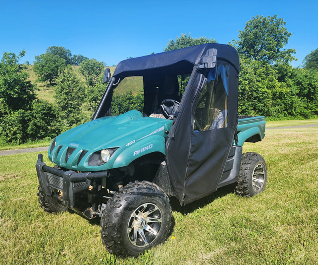 Photo of Yamaha Rhino - Full Cab Enclosure for Hard Windshield (Full Doors) by 3 Star UTV - Premium Enclosures for UTVs / Side by Sides
