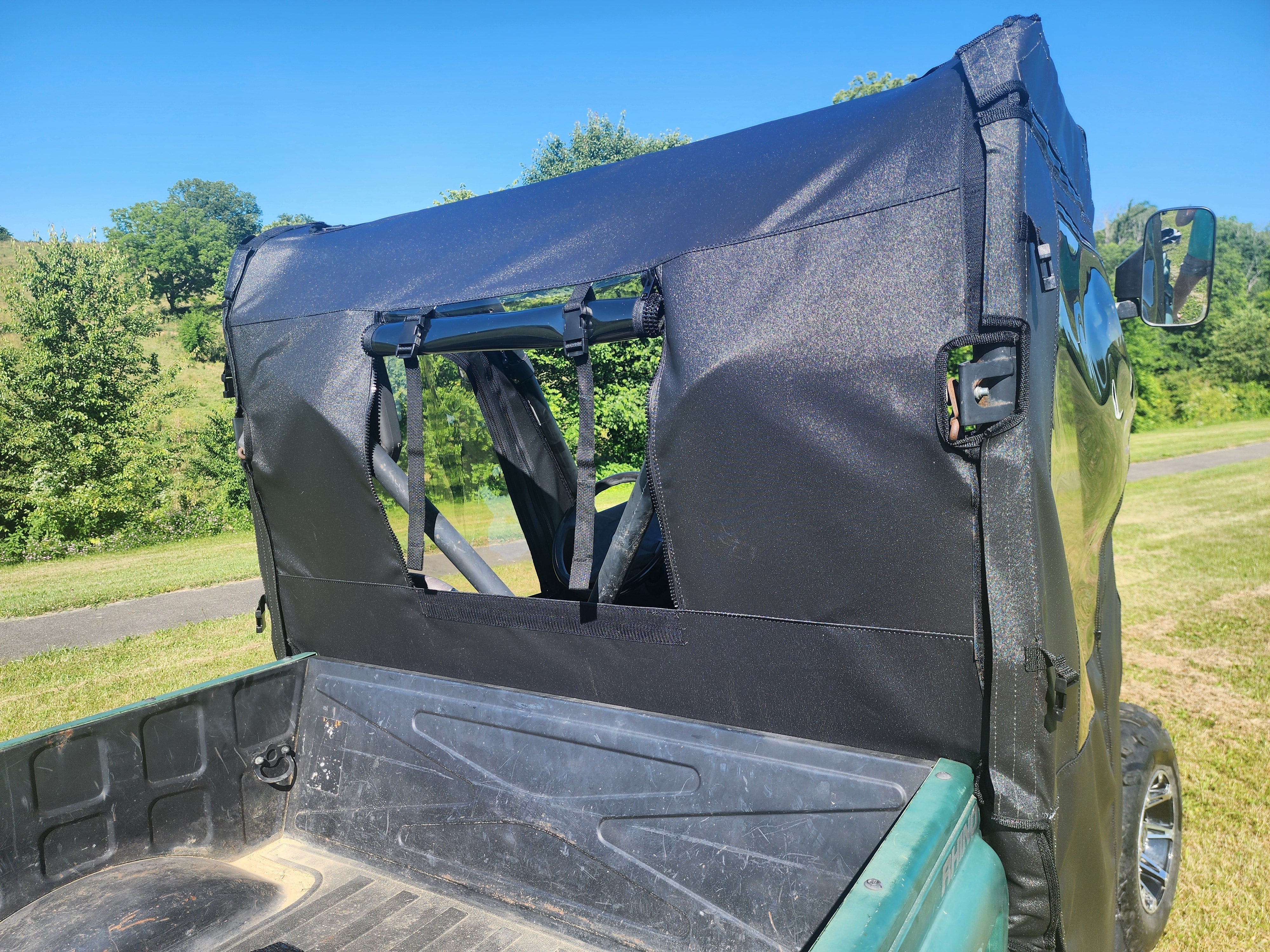 Photo of Yamaha Rhino - Full Cab Enclosure for Hard Windshield (Full Doors) by 3 Star UTV - Premium Enclosures for UTVs / Side by Sides