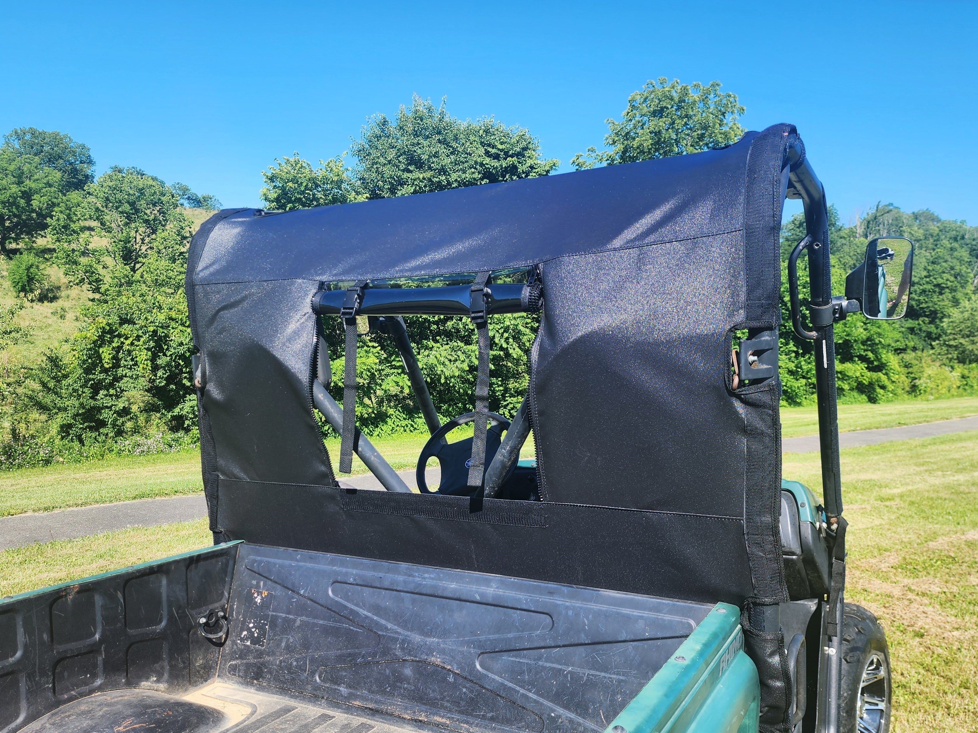 Photo of Yamaha Rhino - Soft Back Panel by 3 Star UTV - Premium Enclosures for UTVs / Side by Sides