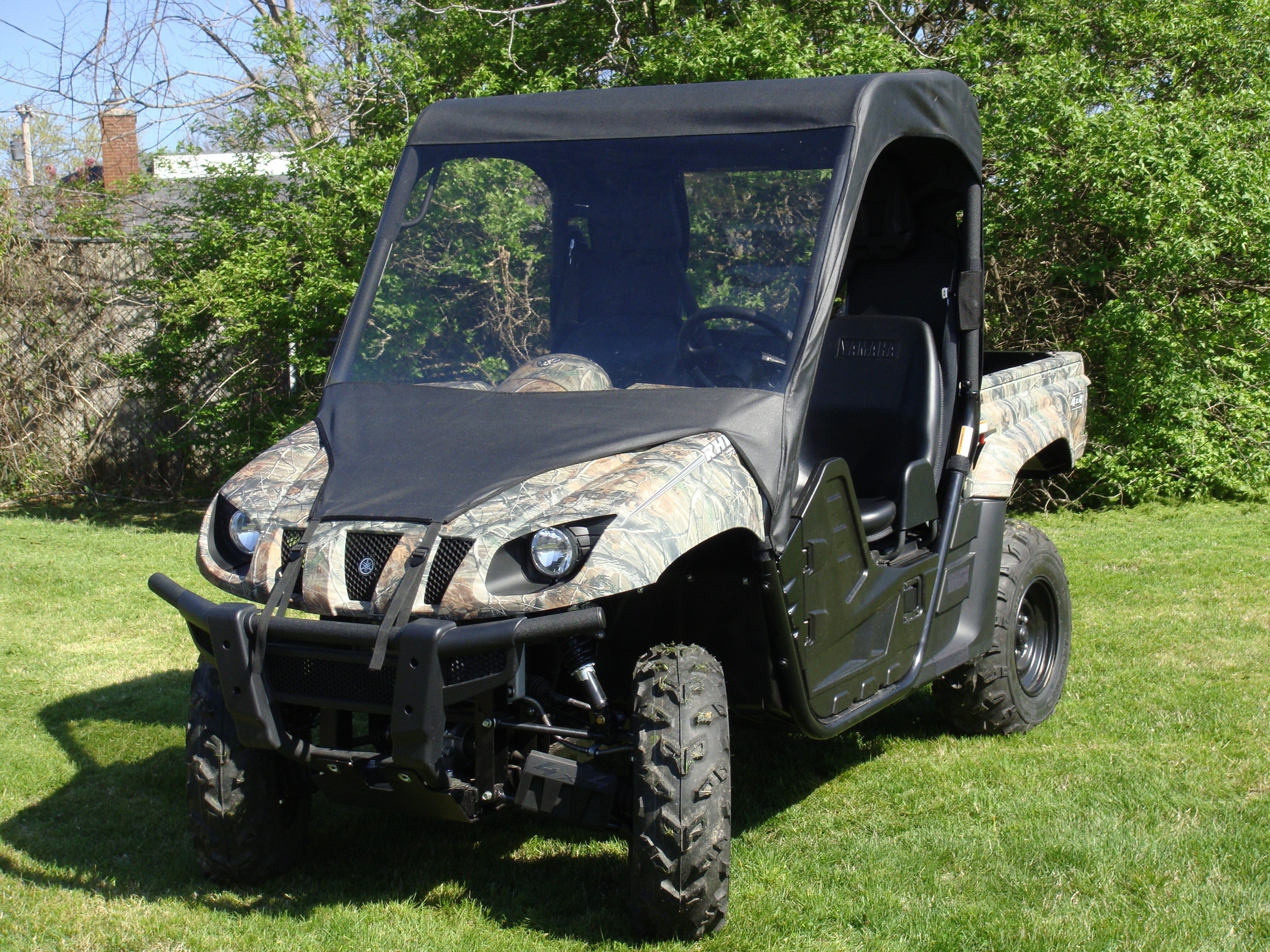 Photo of Yamaha Rhino - Vinyl Windshield/Top Combo by 3 Star UTV - Premium Enclosures for UTVs / Side by Sides