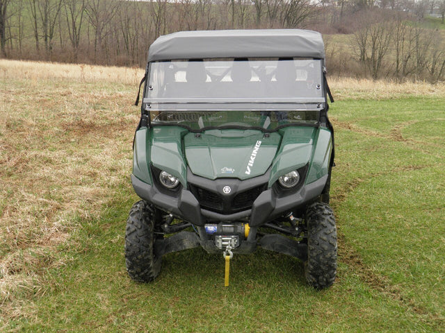 Photo of Yamaha Viking - 2 Pc Scratch-Resistant Windshield by 3 Star UTV - Premium Windshields for UTVs / Side by Sides