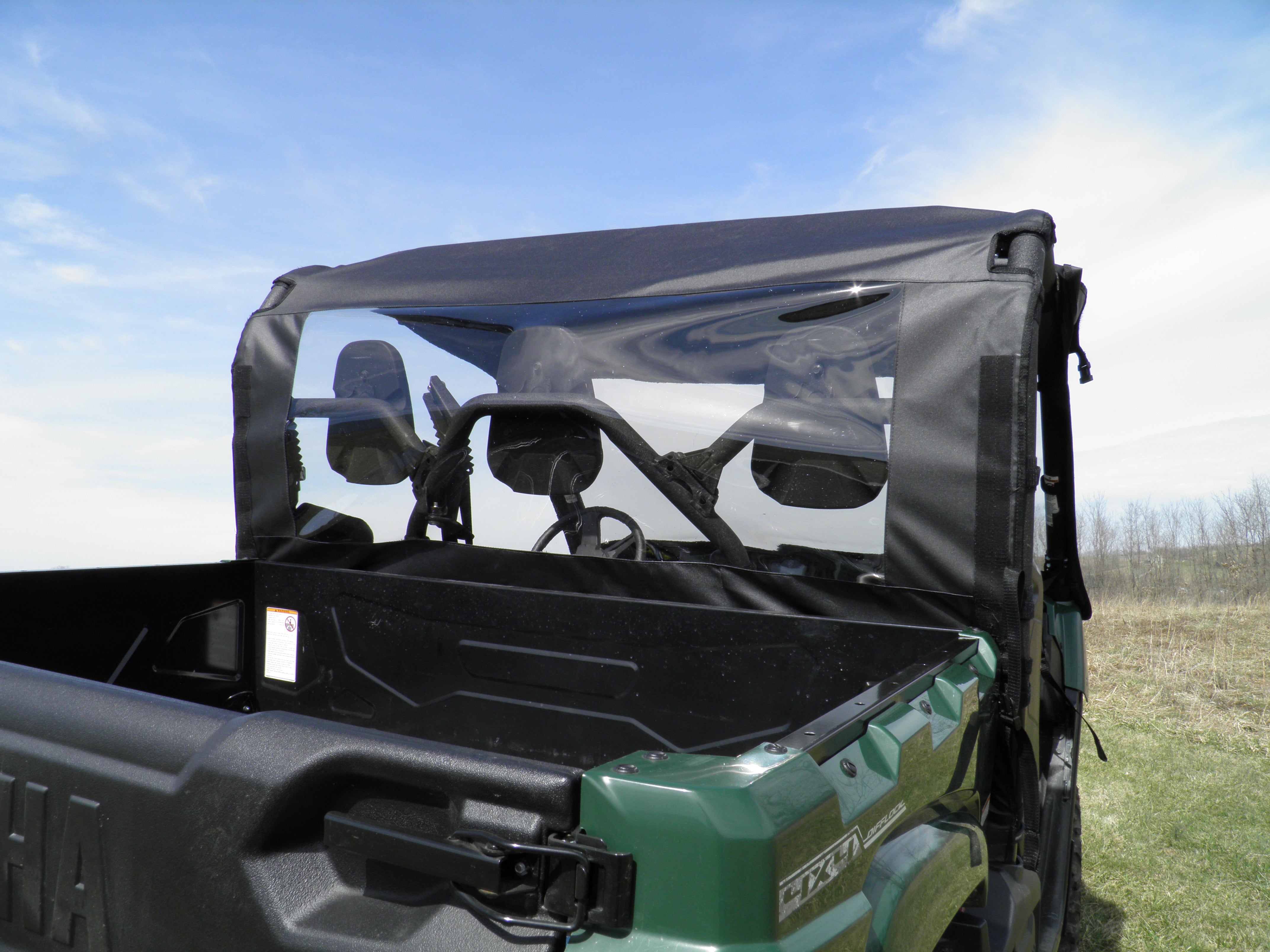 Photo of Yamaha Viking - Door/Rear Window Combo (Half Doors) by 3 Star UTV - Premium Enclosures for UTVs / Side by Sides