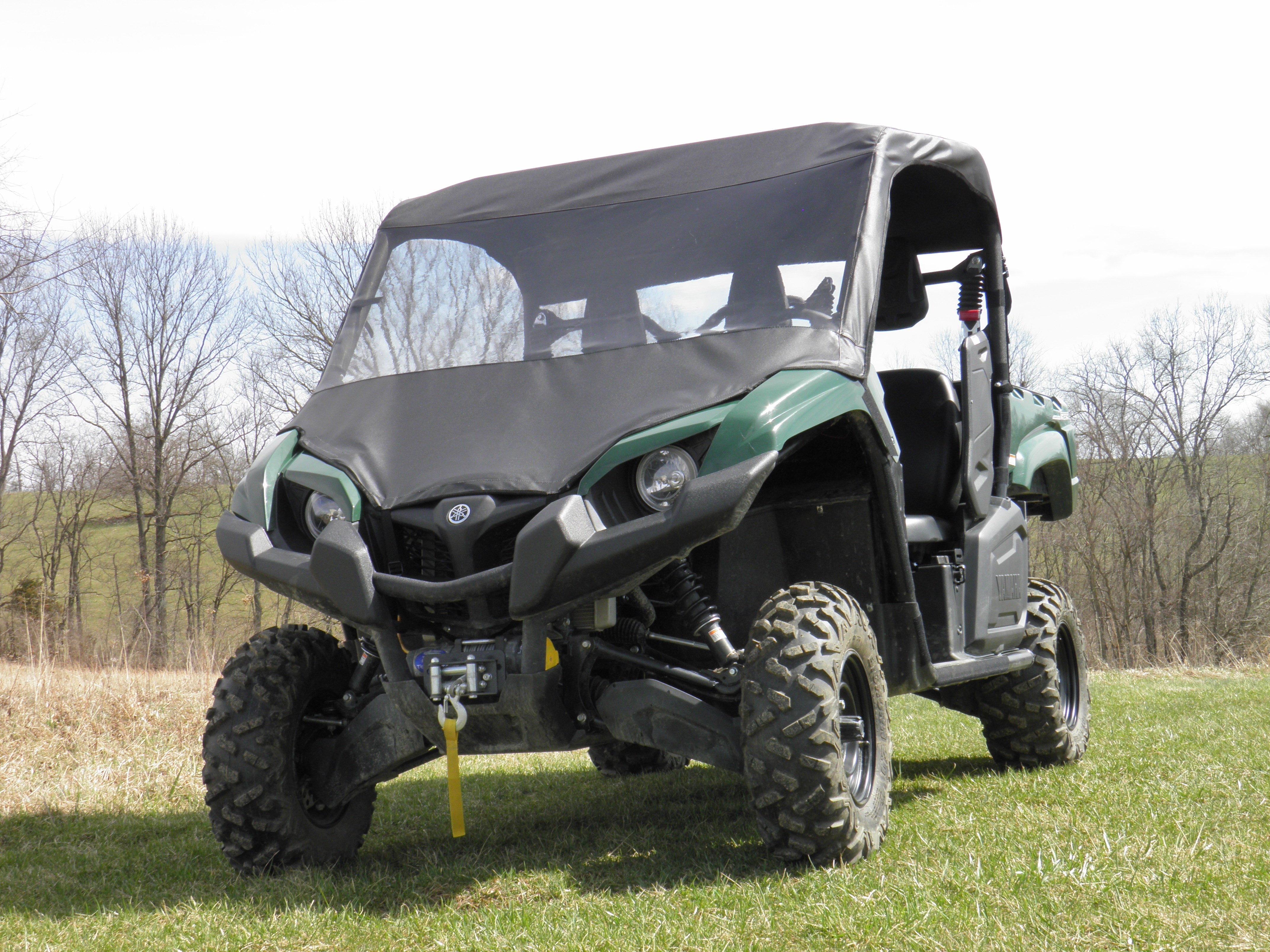Photo of Yamaha Viking - Vinyl Windshield/Top Combo by 3 Star UTV - Premium Enclosures for UTVs / Side by Sides