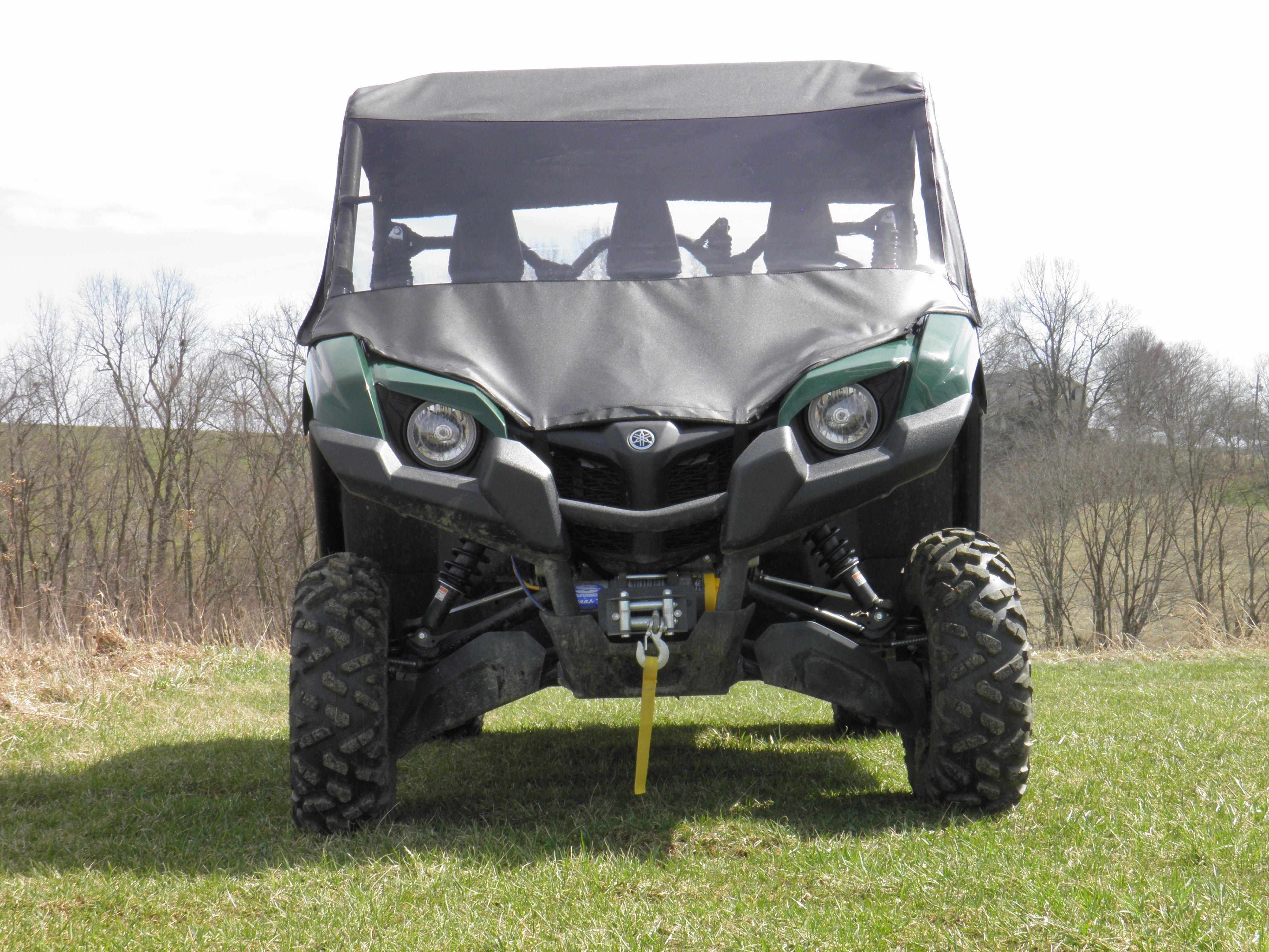 Photo of Yamaha Viking - Vinyl Windshield/Top/Rear Combo by 3 Star UTV - Premium Enclosures for UTVs / Side by Sides