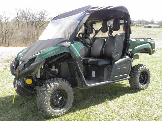 Photo of Yamaha Viking - Vinyl Windshield/Top/Rear Combo by 3 Star UTV - Premium Enclosures for UTVs / Side by Sides