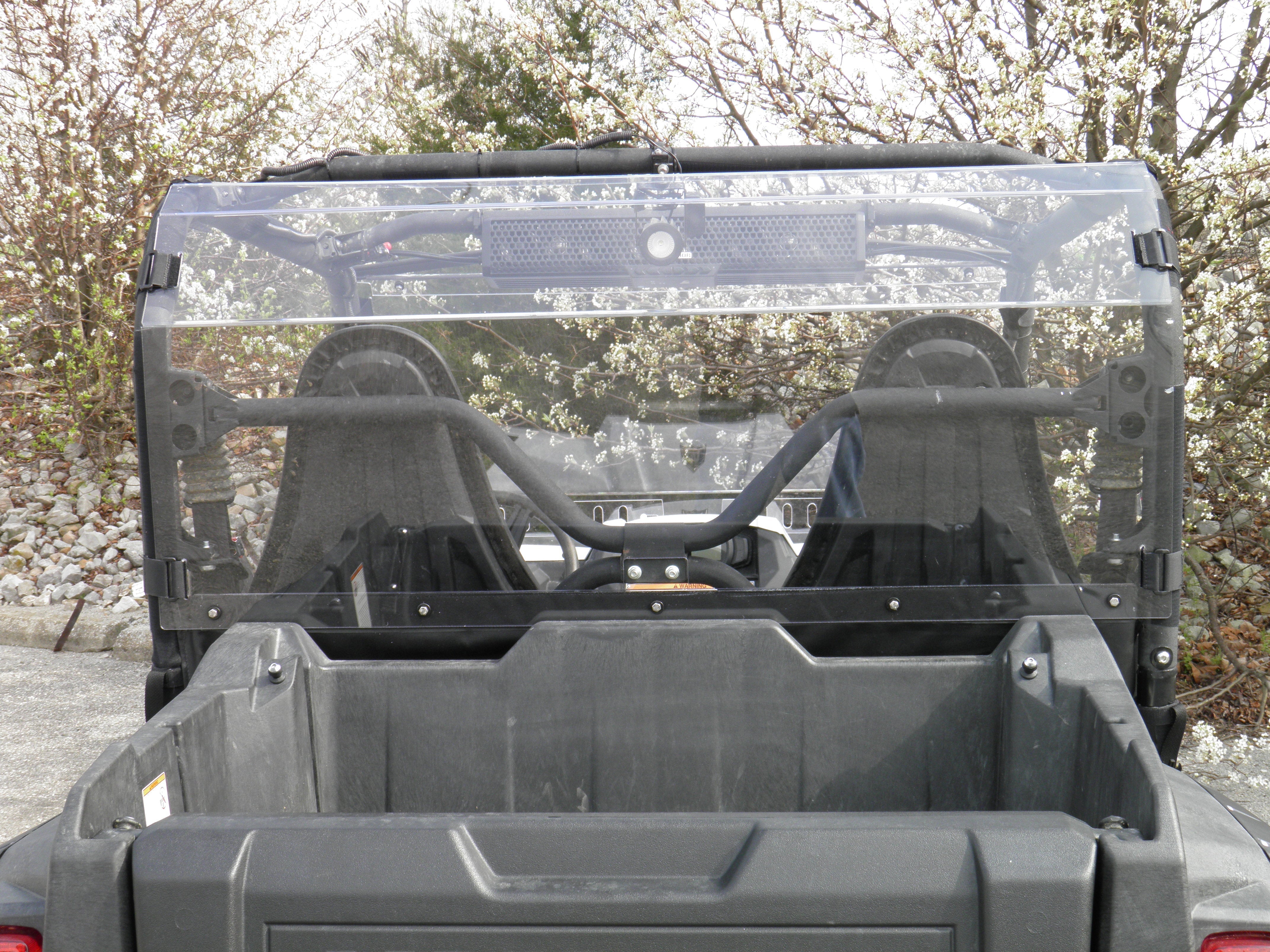 Photo of Yamaha Wolverine - 1 Pc Lexan Back Panel w/Vent Option by 3 Star UTV - Premium Windshields for UTVs / Side by Sides