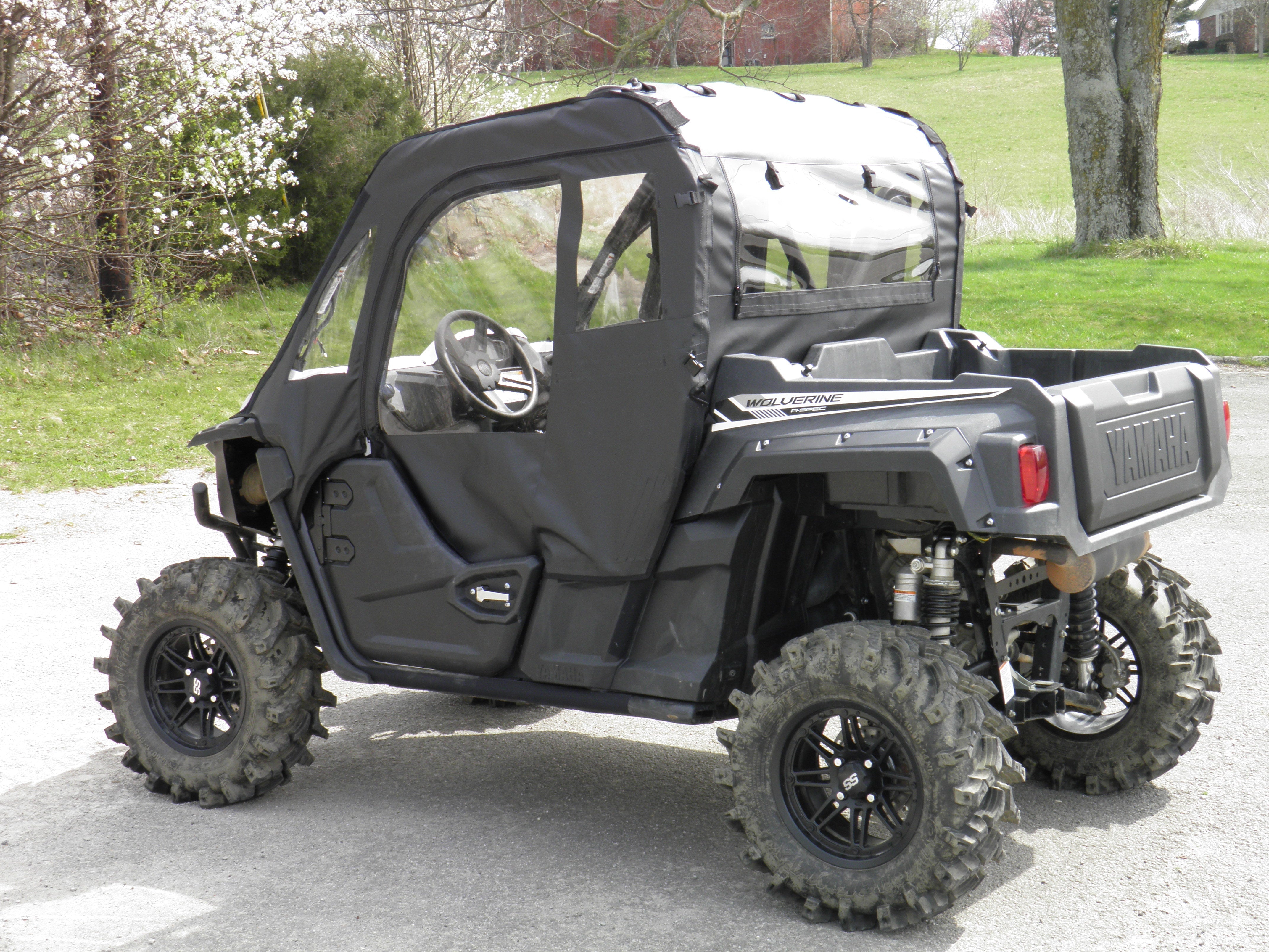 Photo of Yamaha Wolverine - Door/Rear Window Combo (Half Doors) by 3 Star UTV - Premium Enclosures for UTVs / Side by Sides