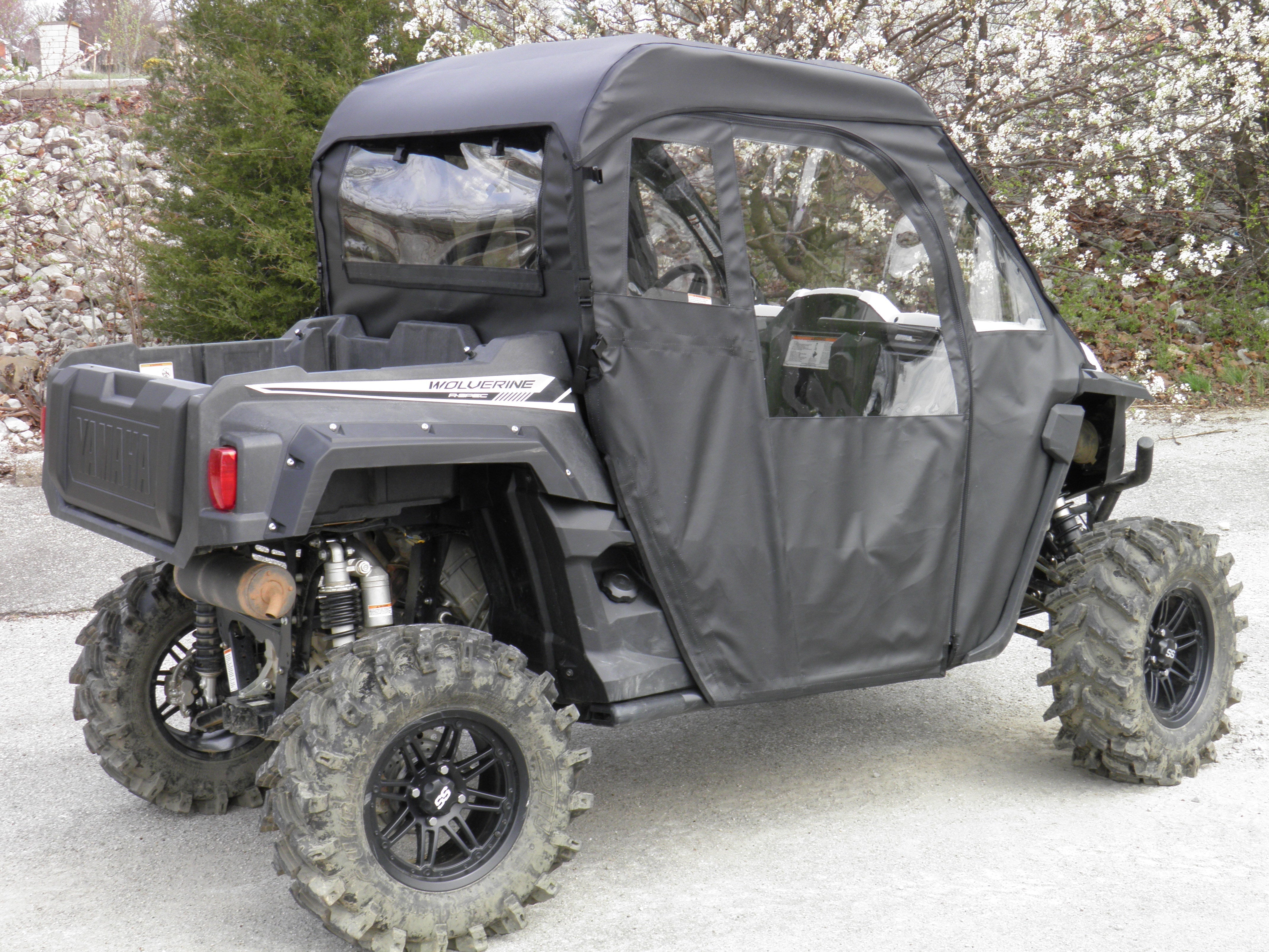 Photo of Yamaha Wolverine - Full Cab Enclosure for Hard Windshield (Full Doors) by 3 Star UTV - Premium Enclosures for UTVs / Side by Sides