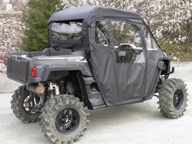 Photo of Yamaha Wolverine - Full Cab Enclosure for Hard Windshield (Full Doors) by 3 Star UTV - Premium Enclosures for UTVs / Side by Sides