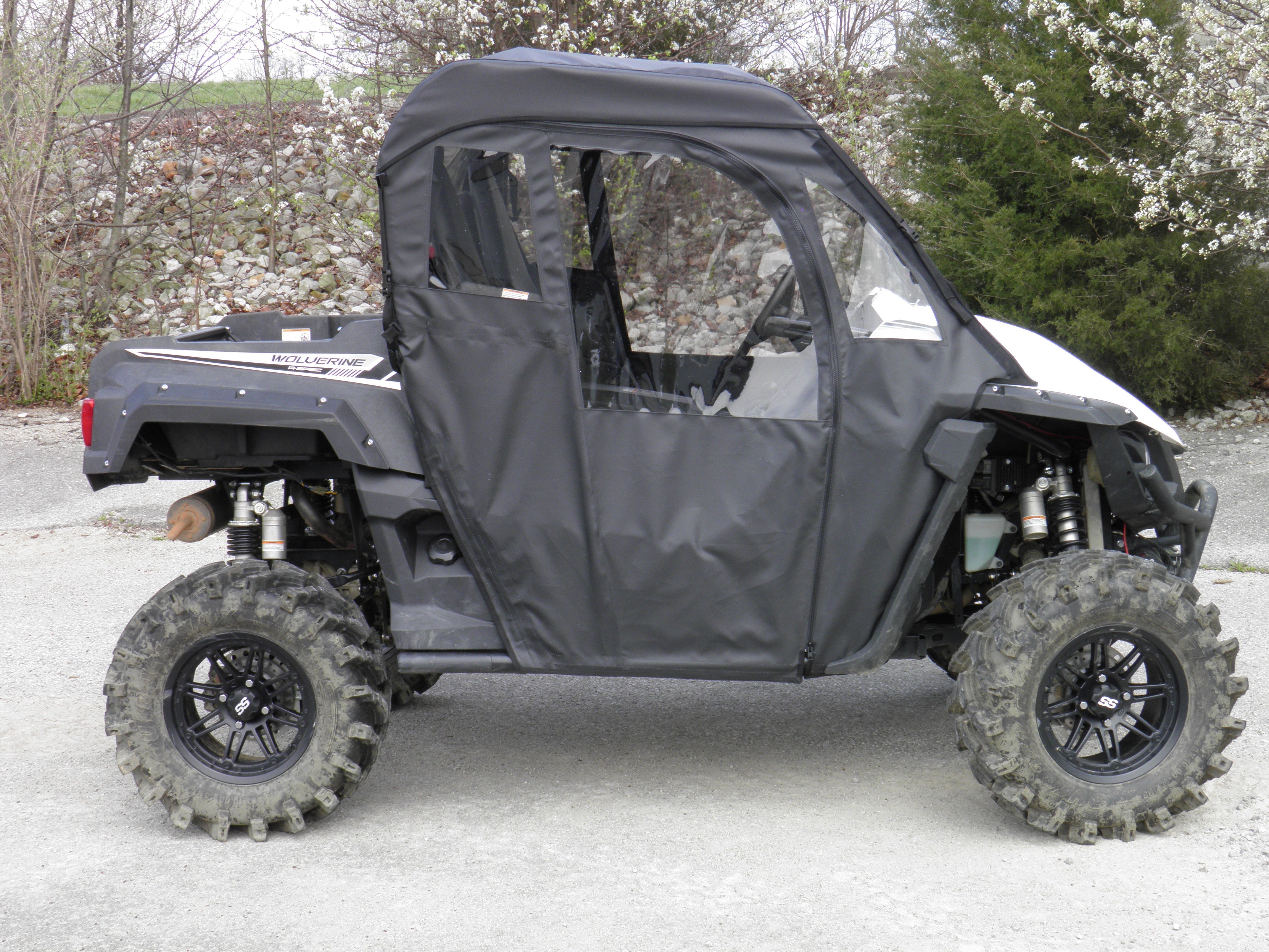 Photo of Yamaha Wolverine - Full Cab Enclosure for Hard Windshield (Full Doors) by 3 Star UTV - Premium Enclosures for UTVs / Side by Sides